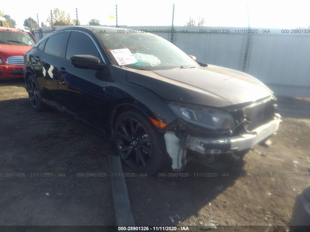 honda civic sedan 2019 19xfc2f86ke201163