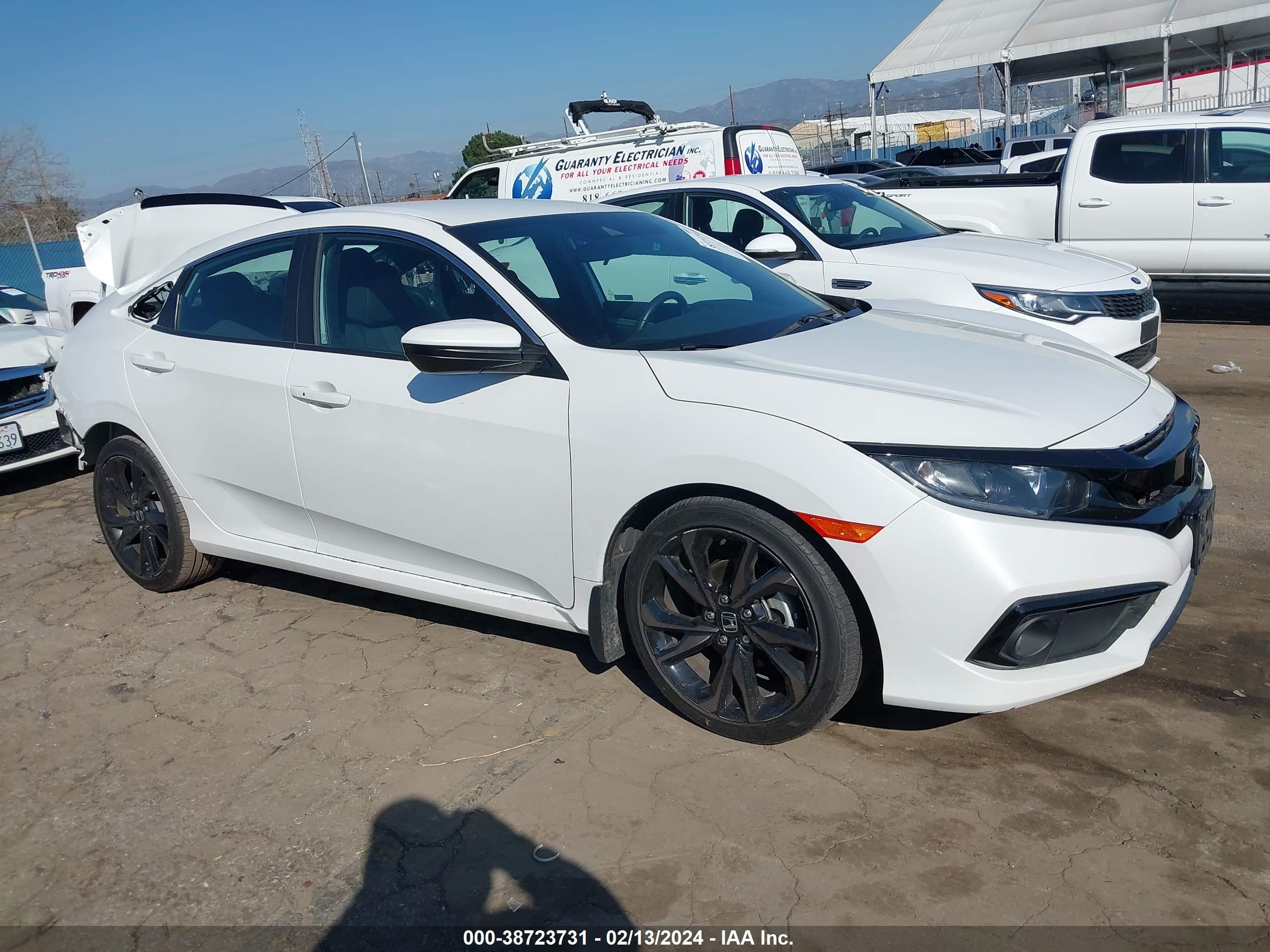 honda civic 2020 19xfc2f87le204221