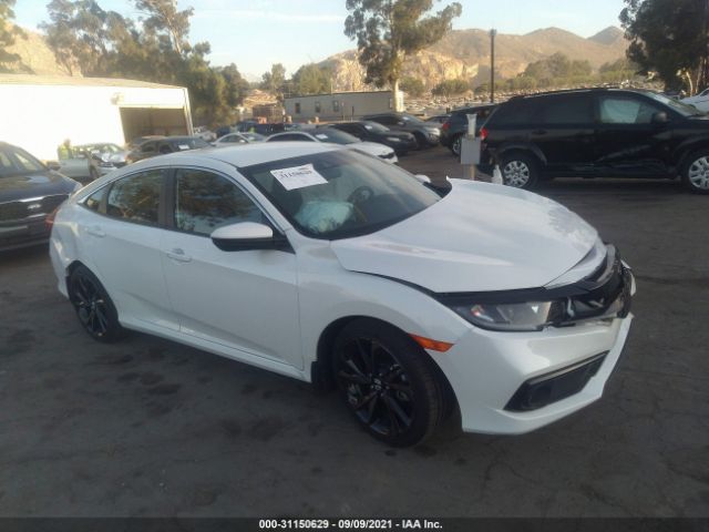 honda civic sedan 2020 19xfc2f8xle211700