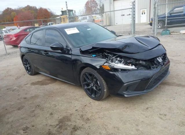 honda civic hatchback 2023 19xfl2h88pe016679