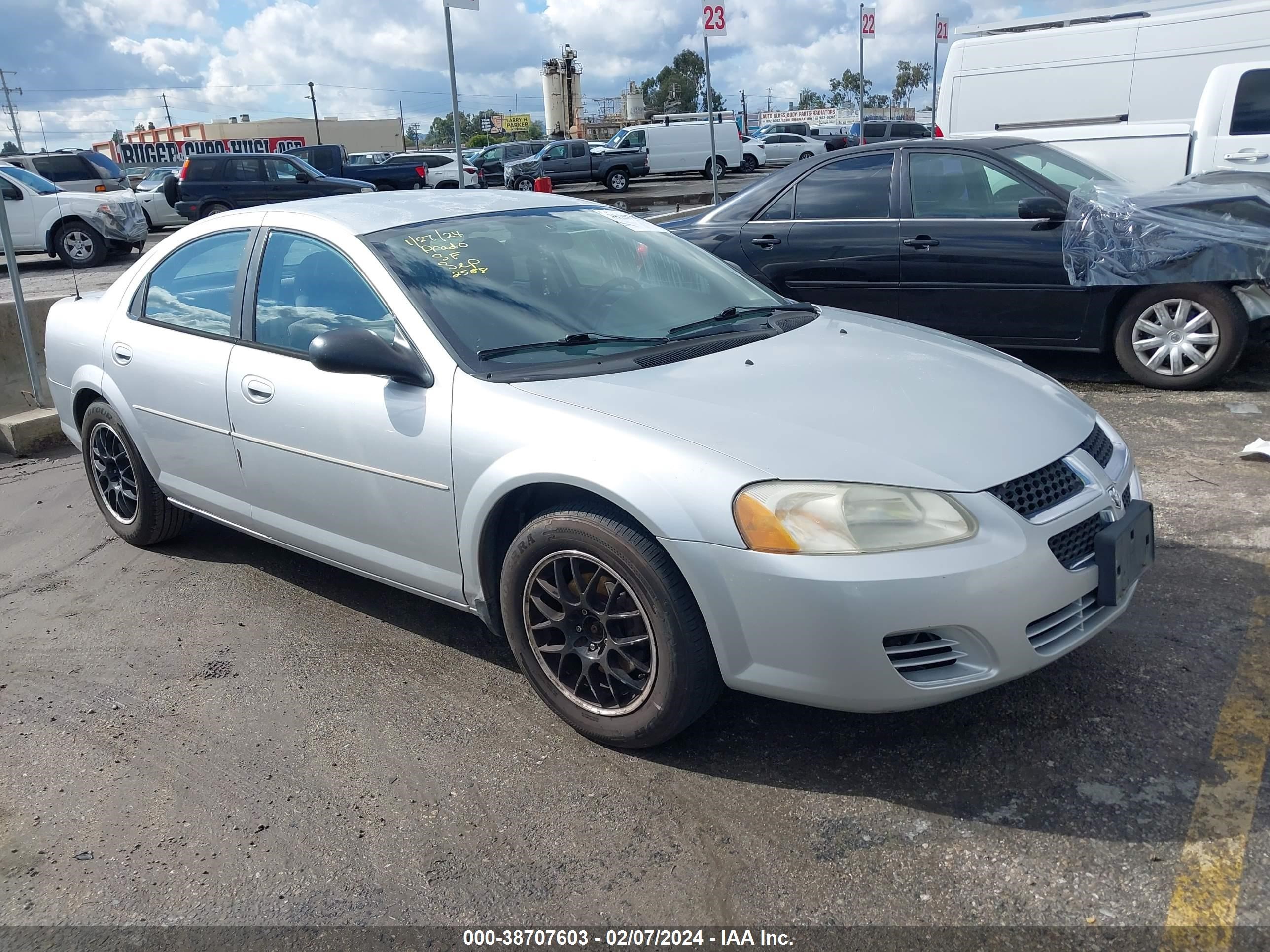 dodge stratus 2006 1b3el46x26n245579