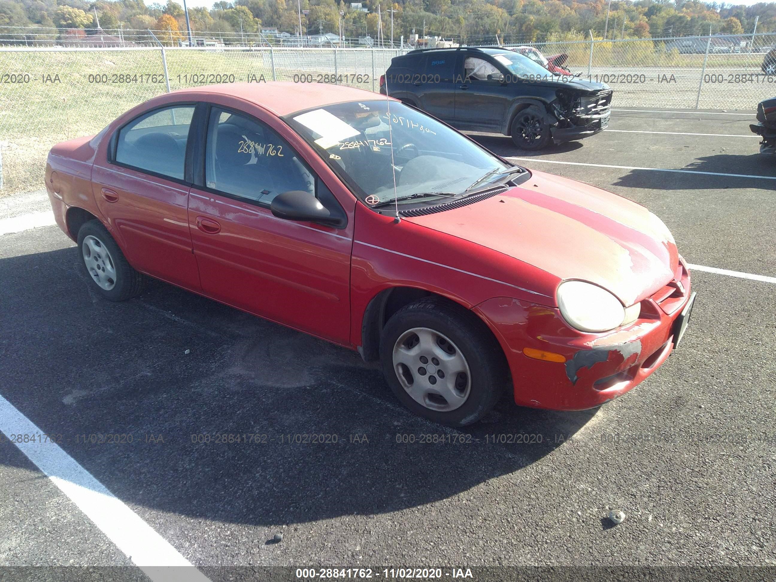 dodge neon 2002 1b3es26c72d506144