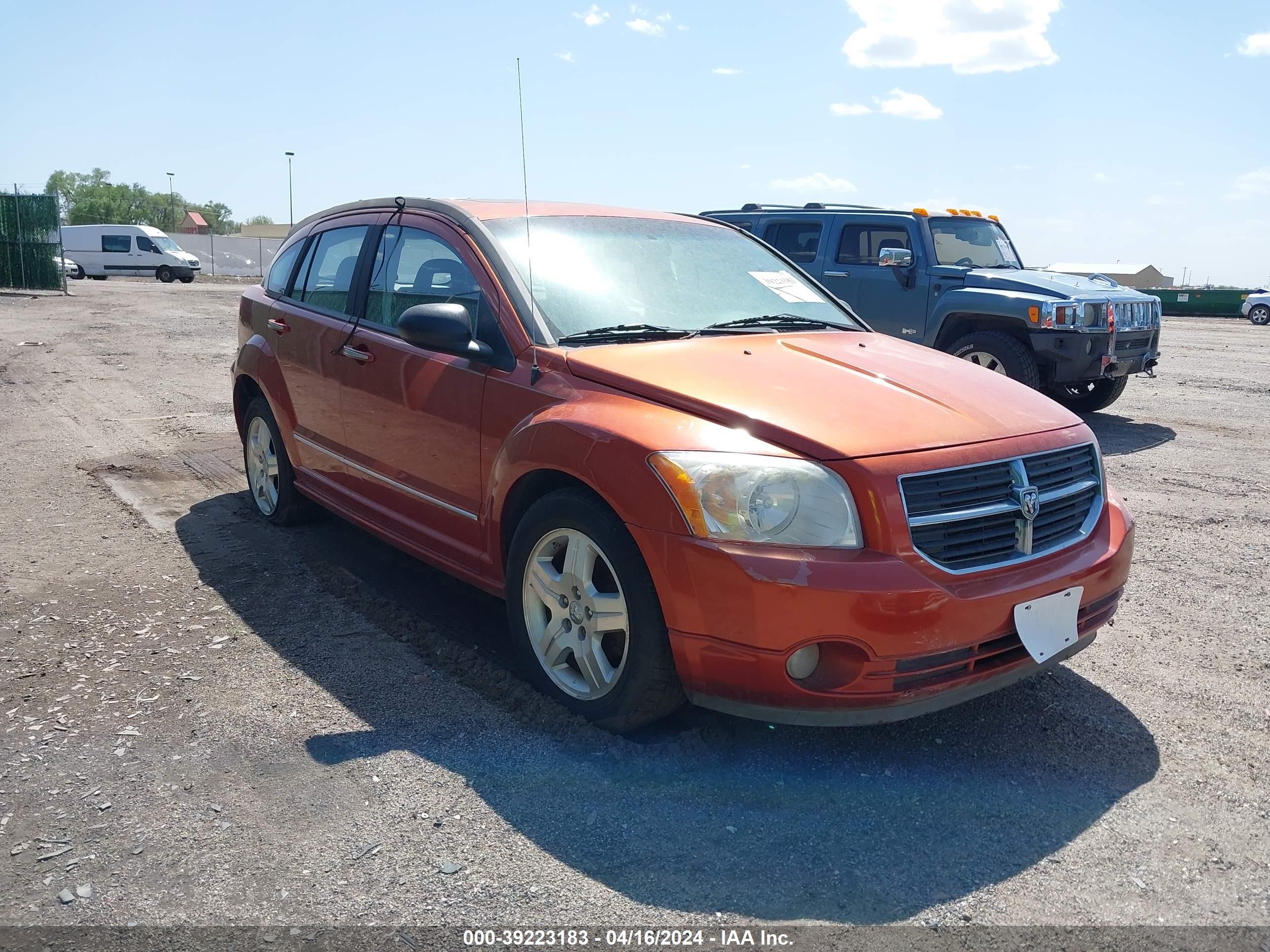 dodge caliber 2007 1b3he78k27d129011