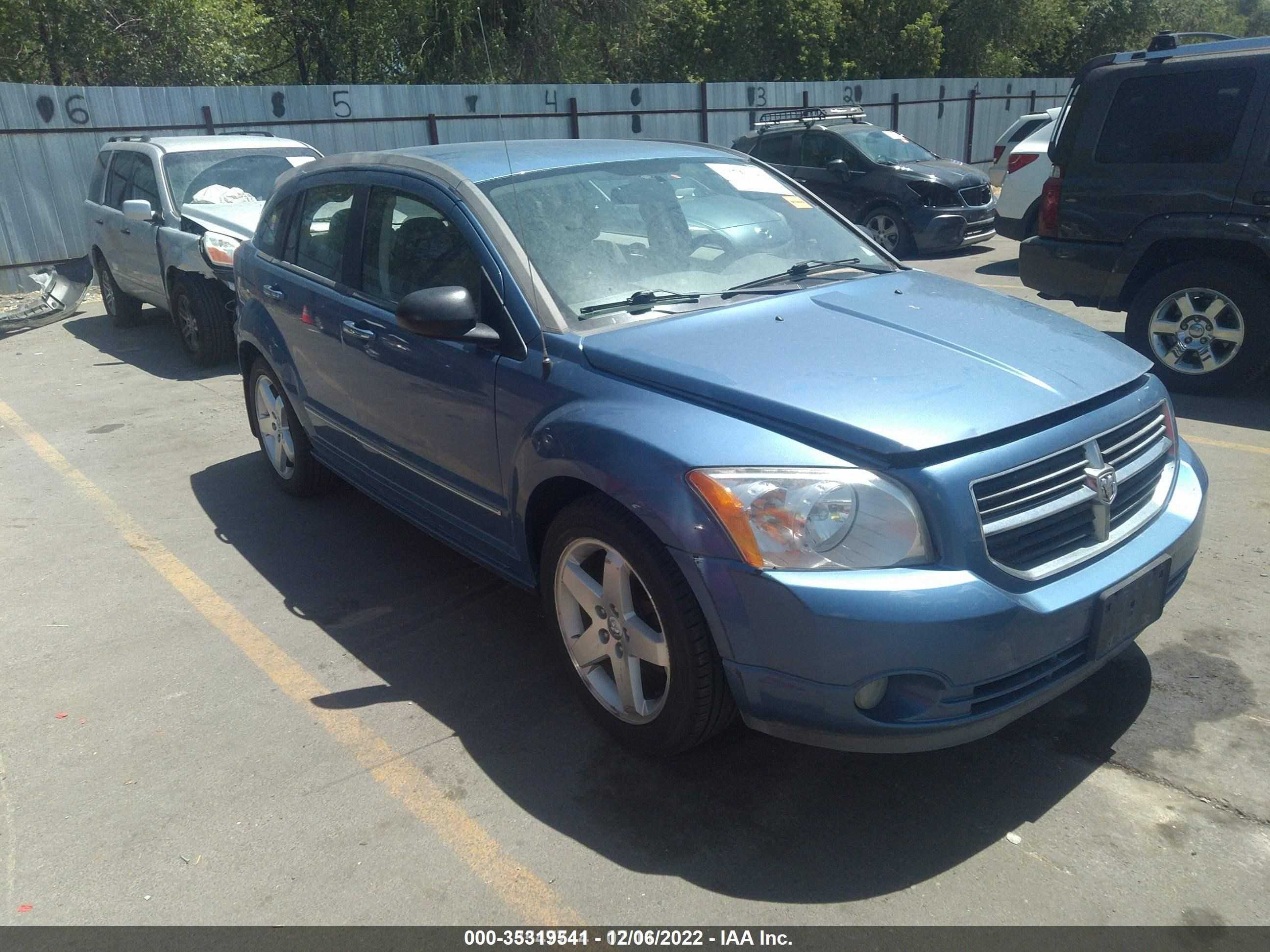 dodge caliber 2007 1b3he78k87c582937