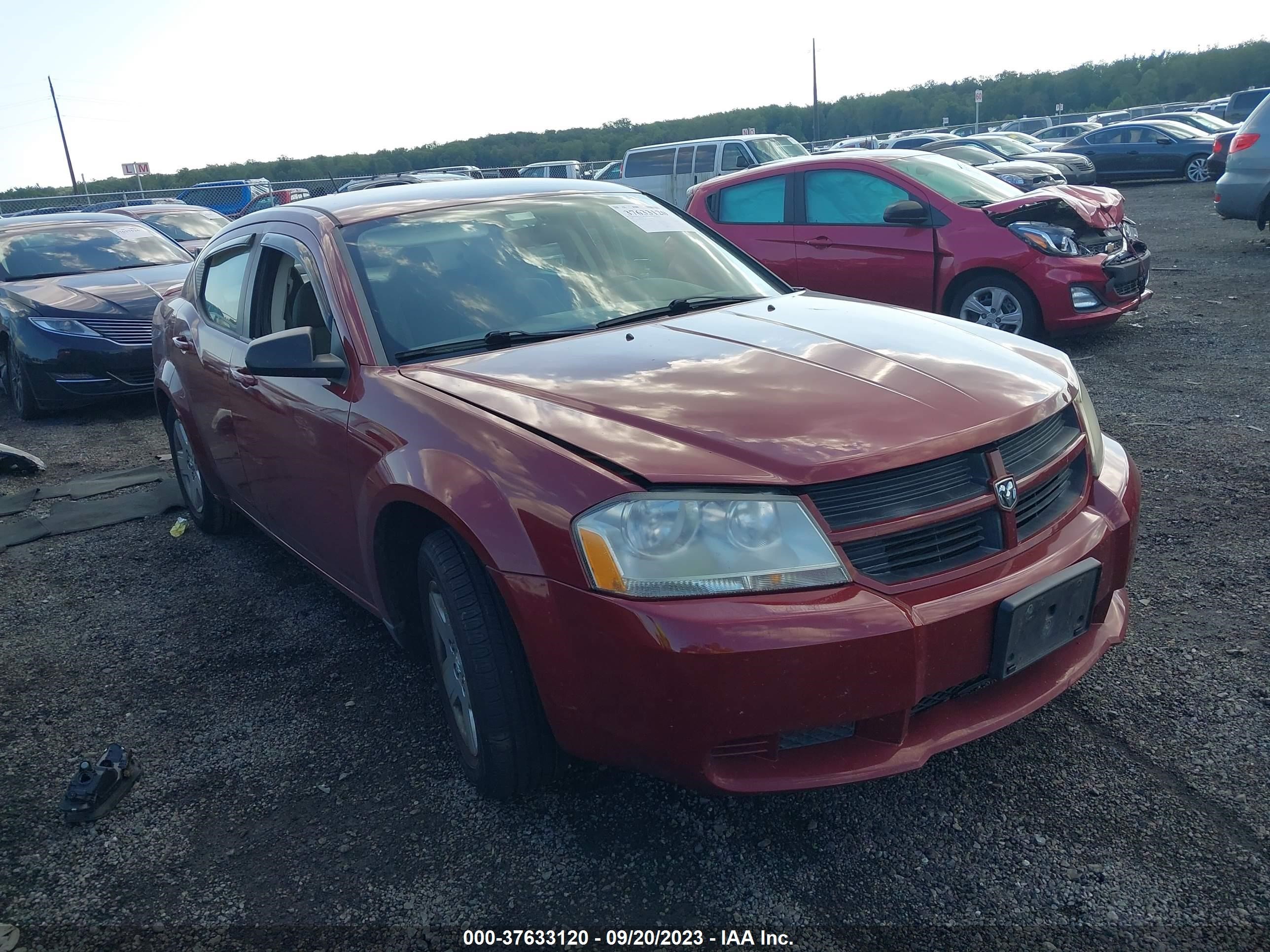 dodge avenger 2008 1b3lc46j08n272981