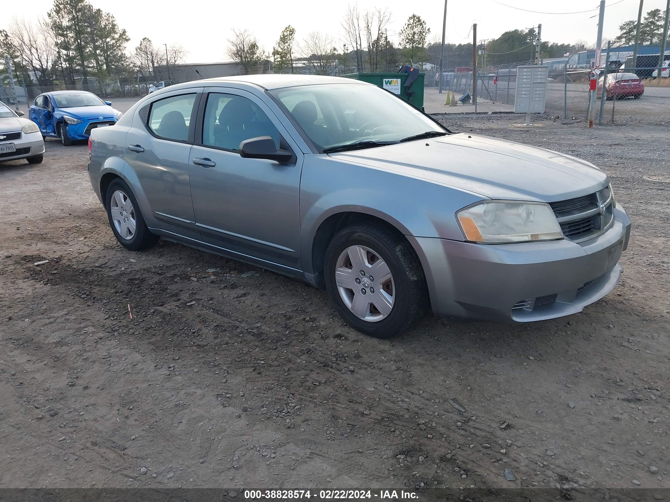 dodge avenger 2008 1b3lc46j38n252711