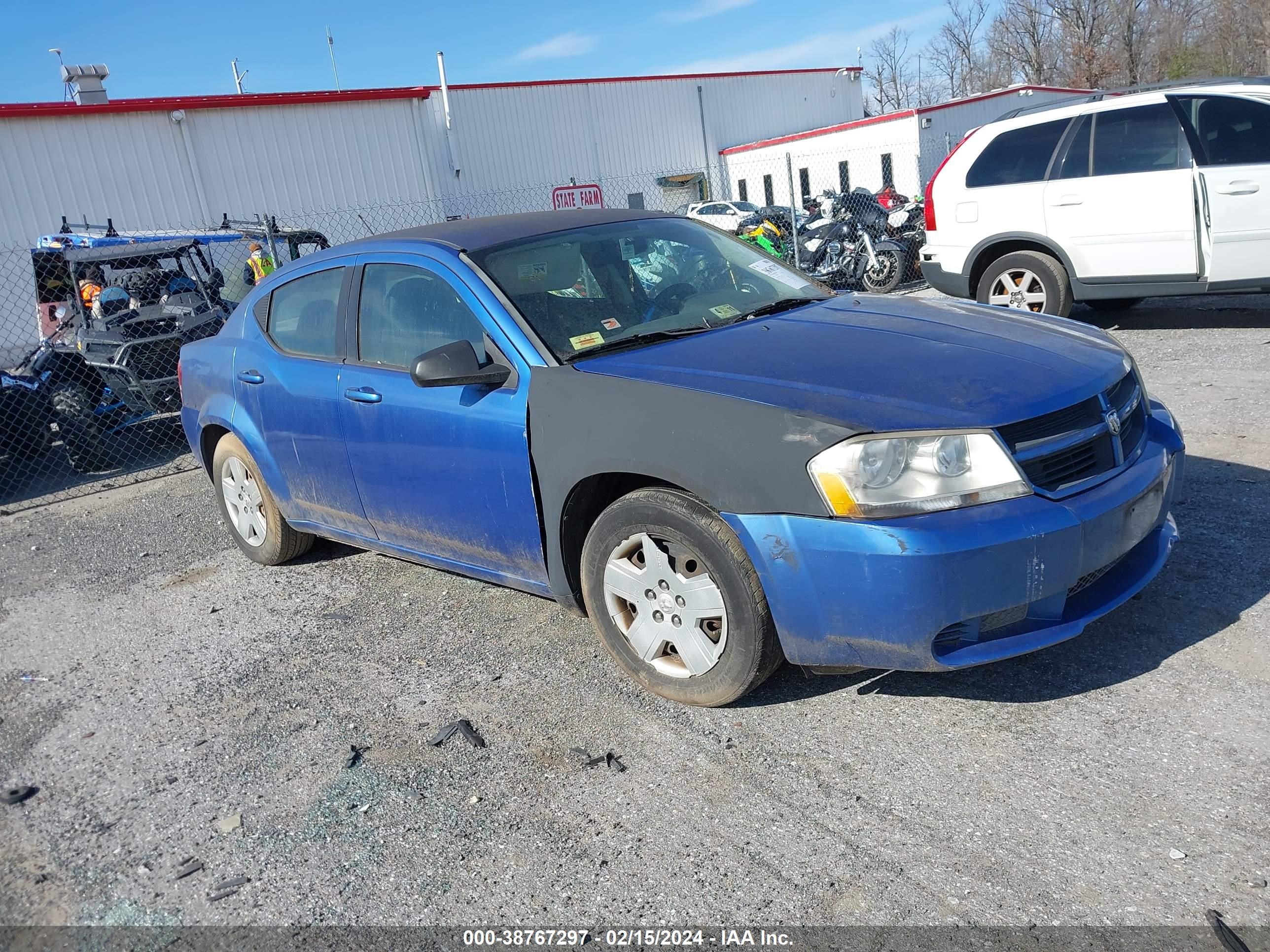 dodge avenger 2008 1b3lc46k78n631669