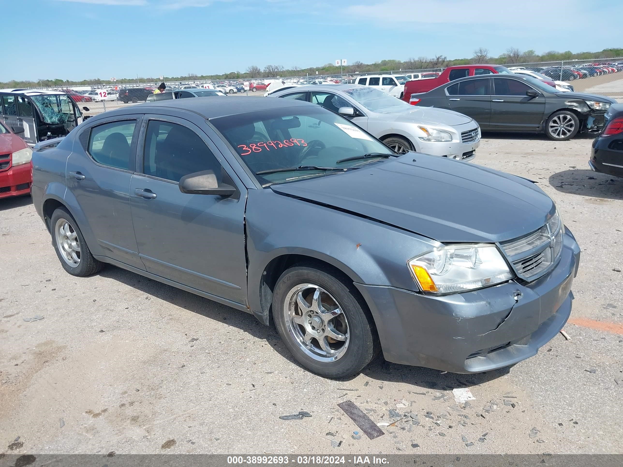 dodge avenger 2008 1b3lc46k98n576478