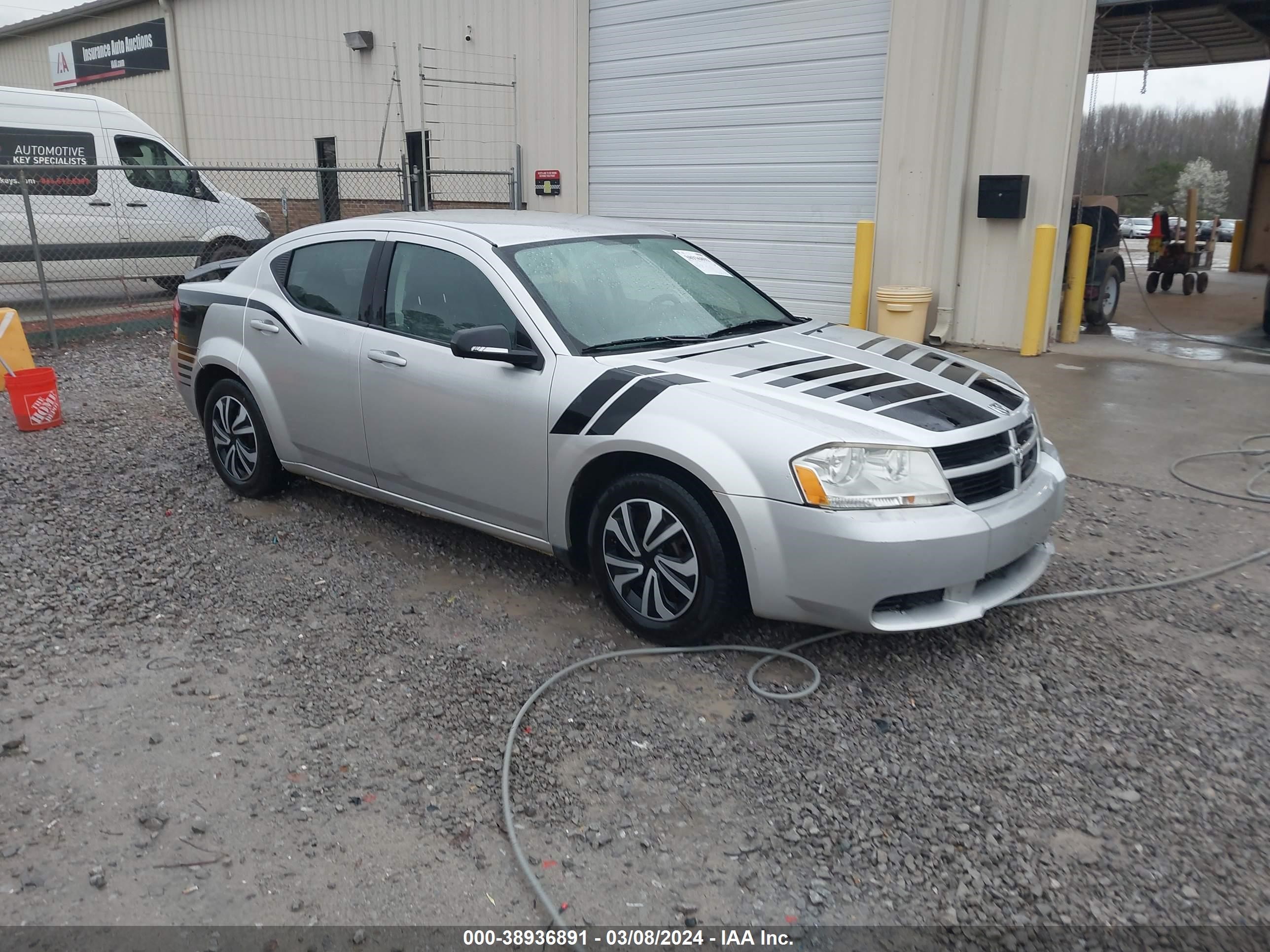 dodge avenger 2008 1b3lc46r48n193514