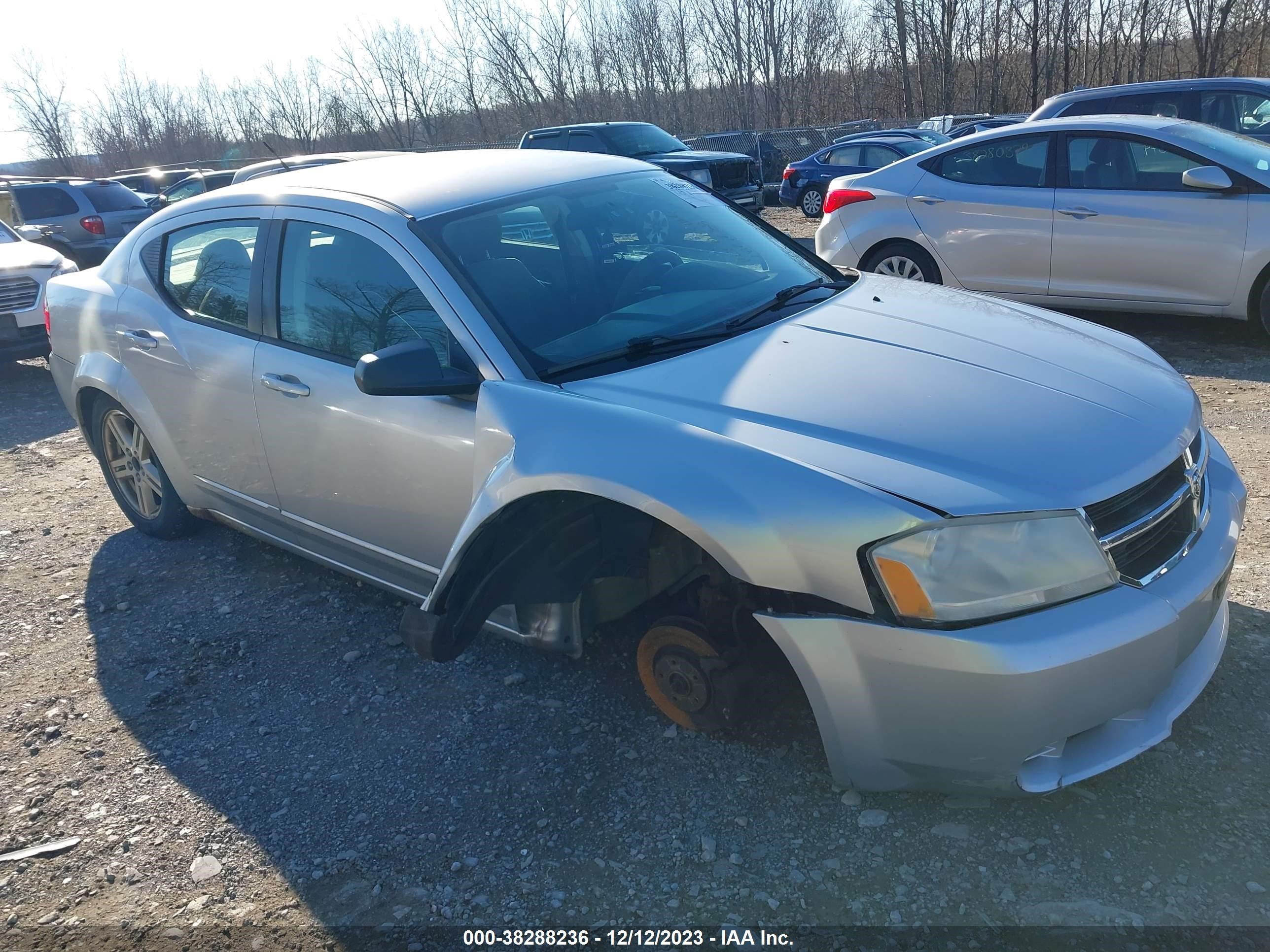 dodge avenger 2008 1b3lc56k78n280655