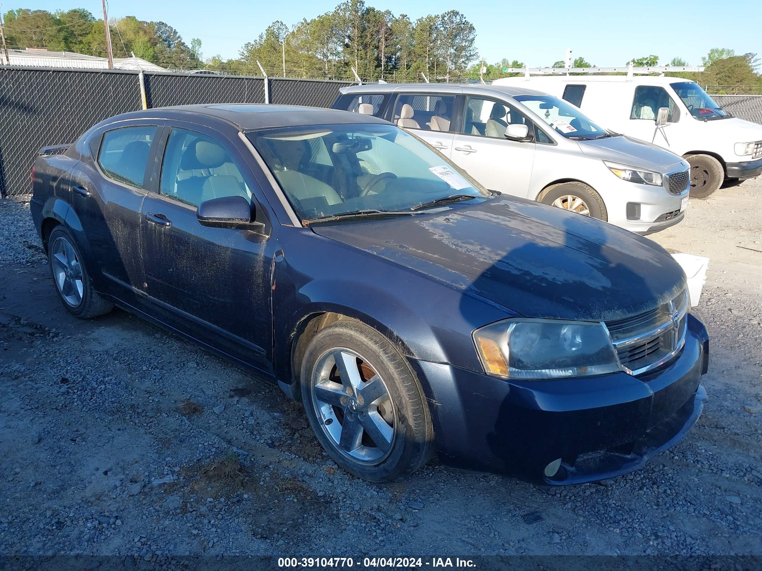 dodge avenger 2008 1b3lc76m38n191369