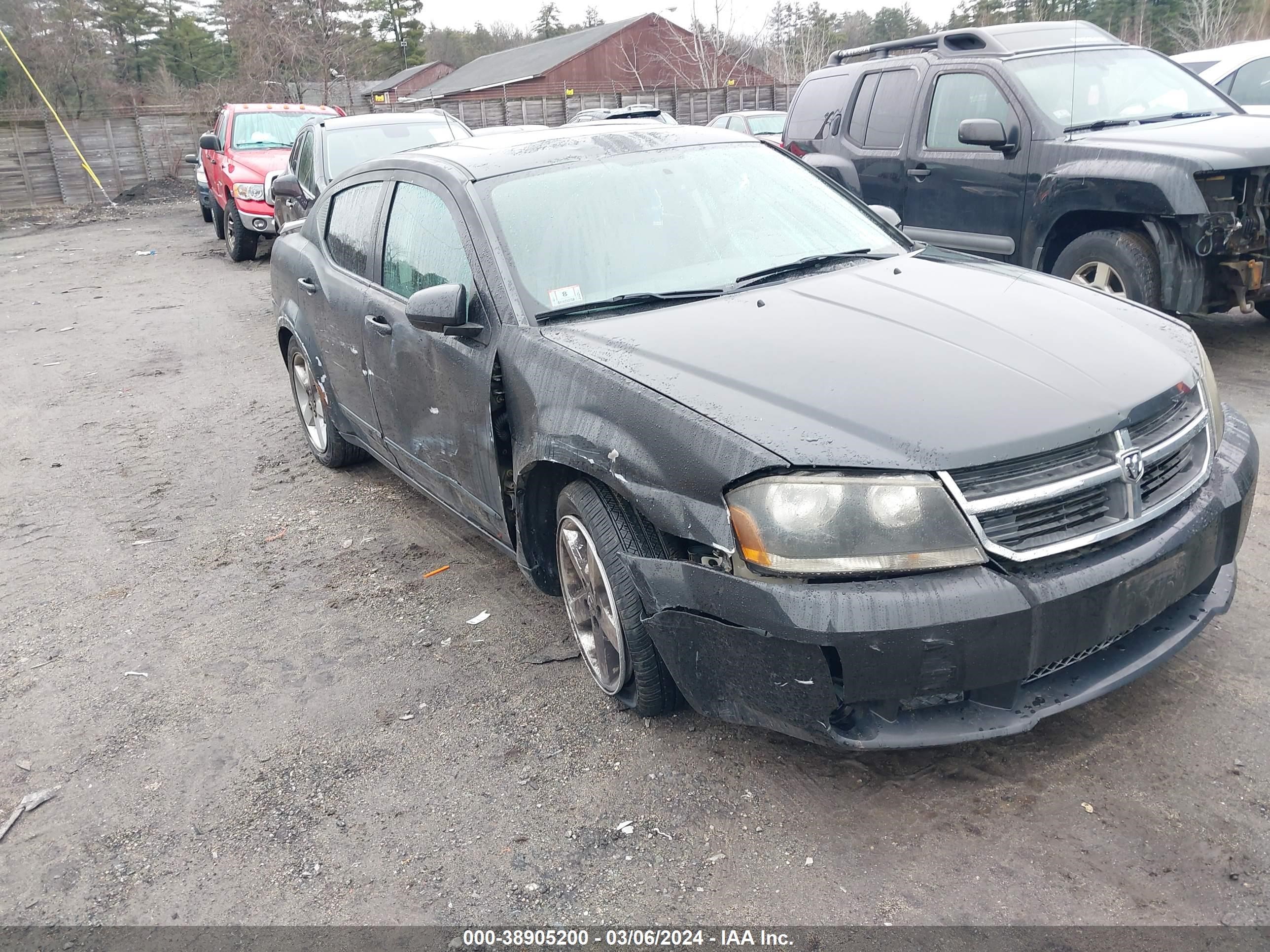 dodge avenger 2008 1b3lc76m38n653638