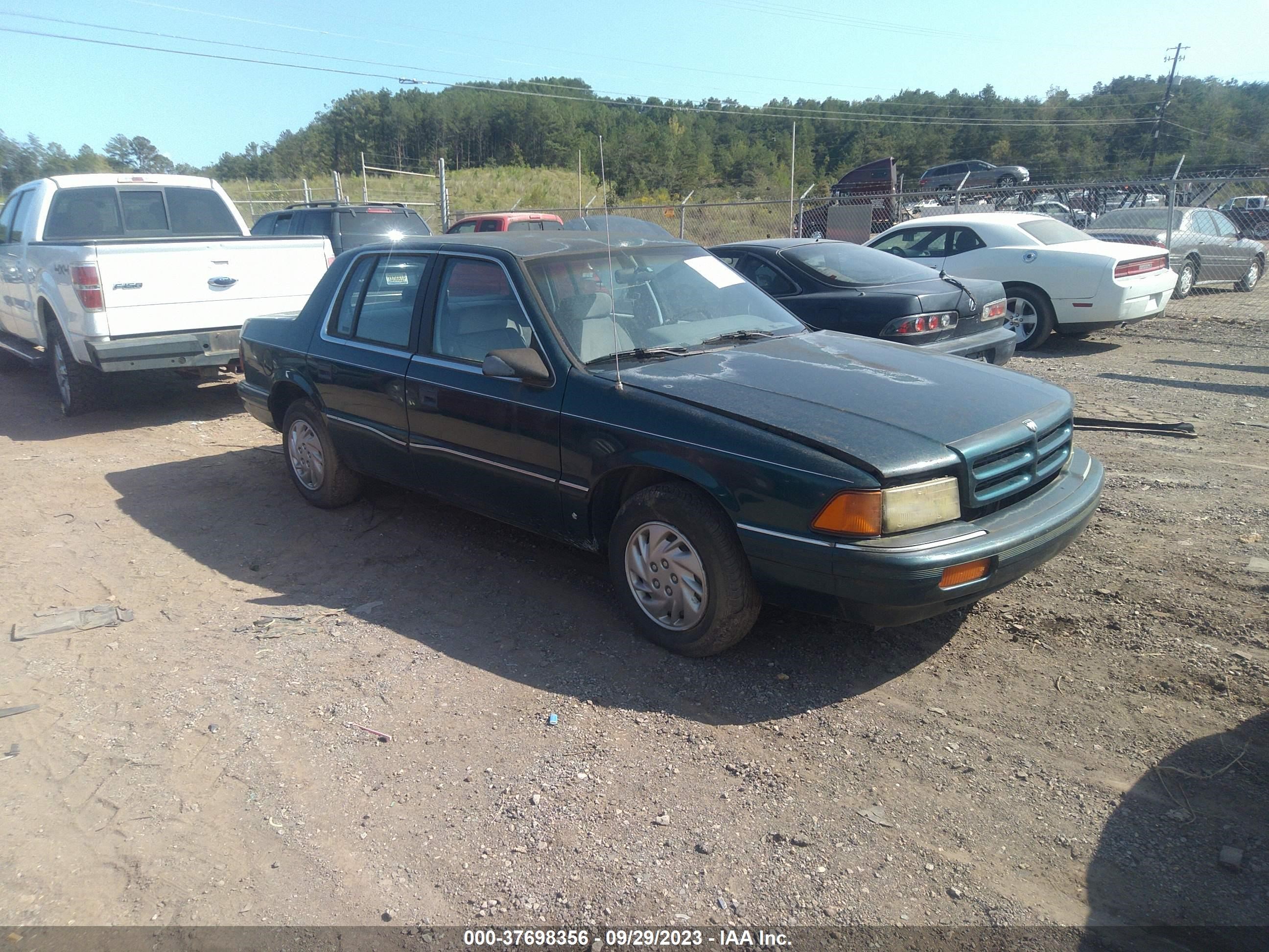 dodge spirit 1993 1b3xa46k1pf590052