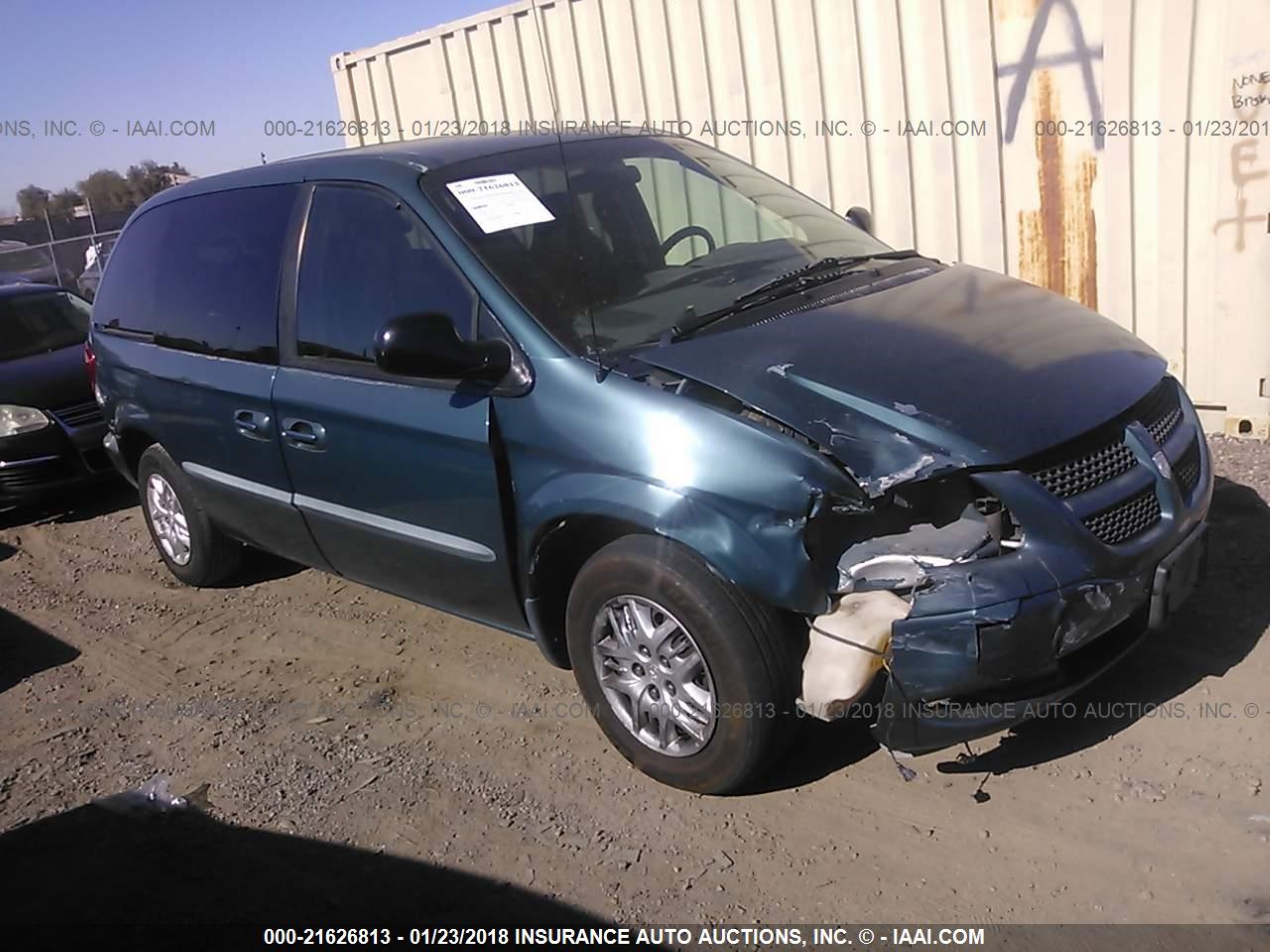 dodge caravan 2002 1b4gp45392b709213