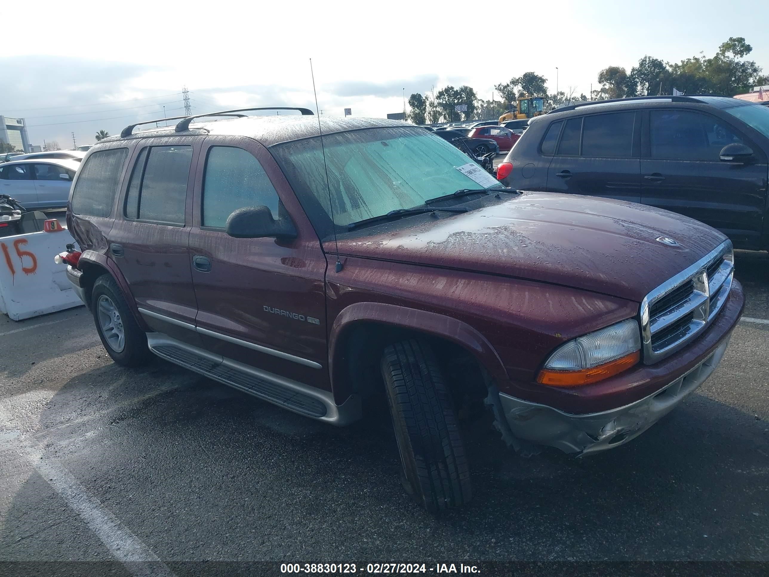 dodge durango 2001 1b4hr28nx1f519315