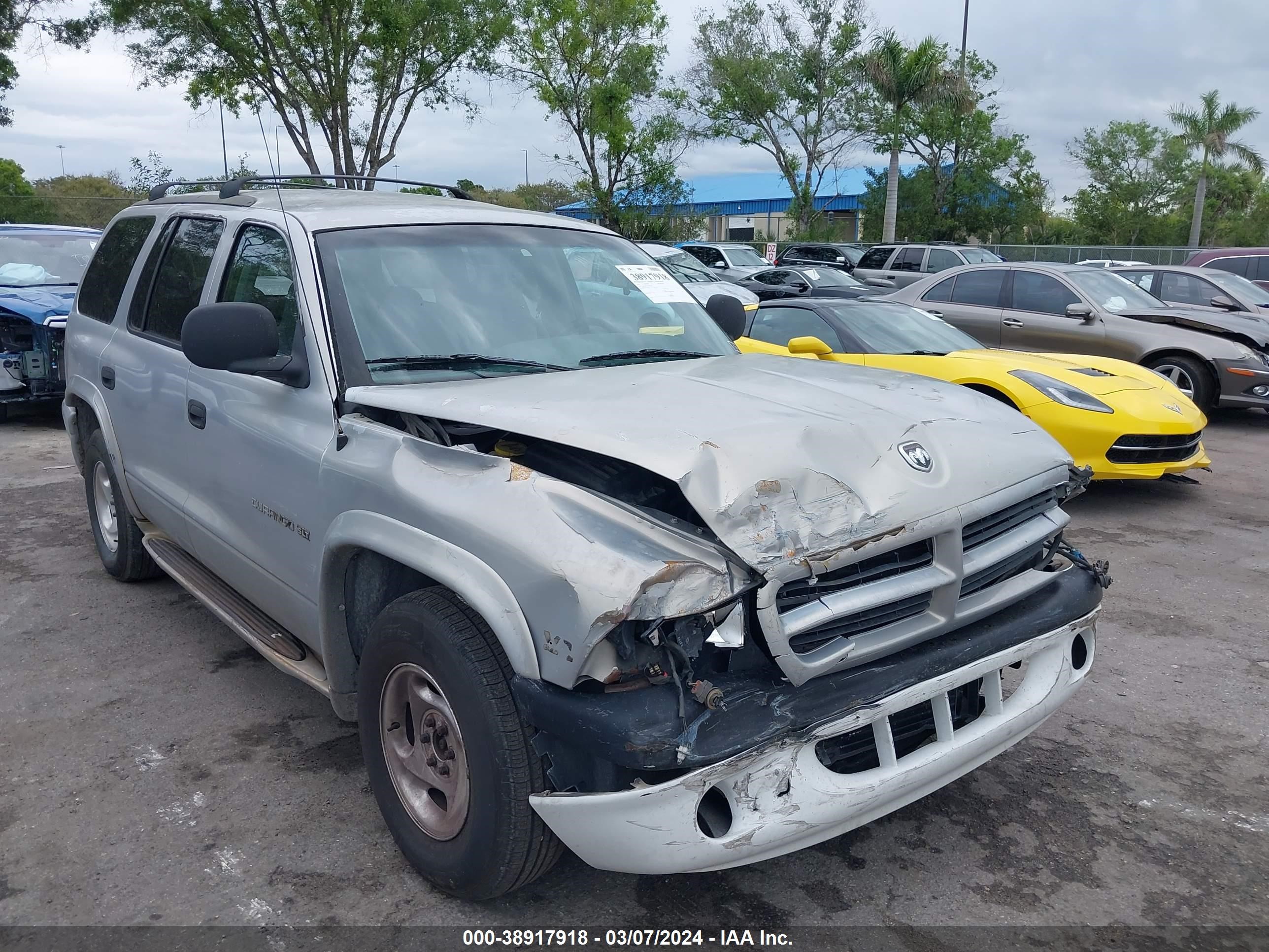 dodge durango 1999 1b4hr28y2xf622439