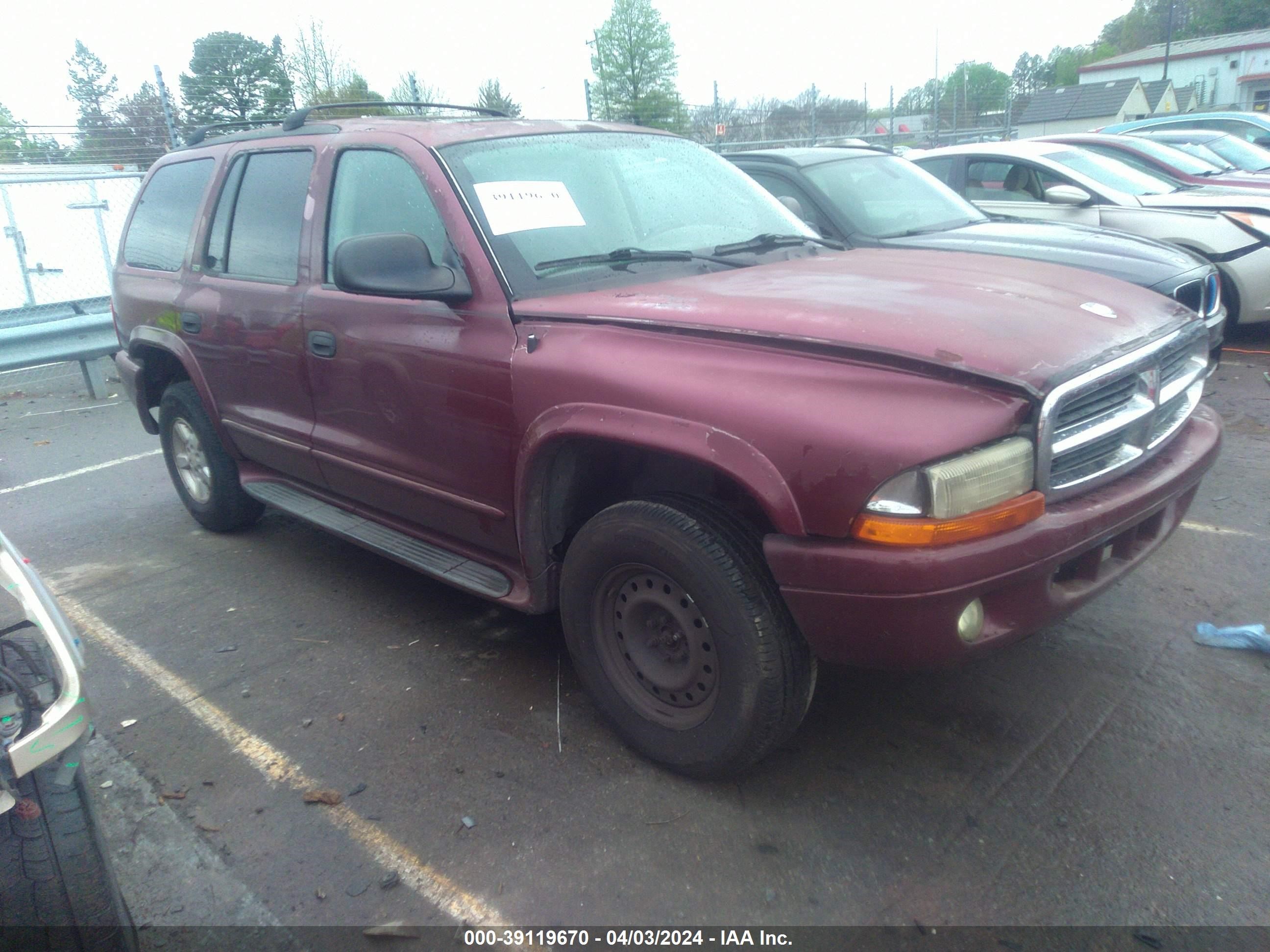 dodge durango 2002 1b4hs48z32f125501