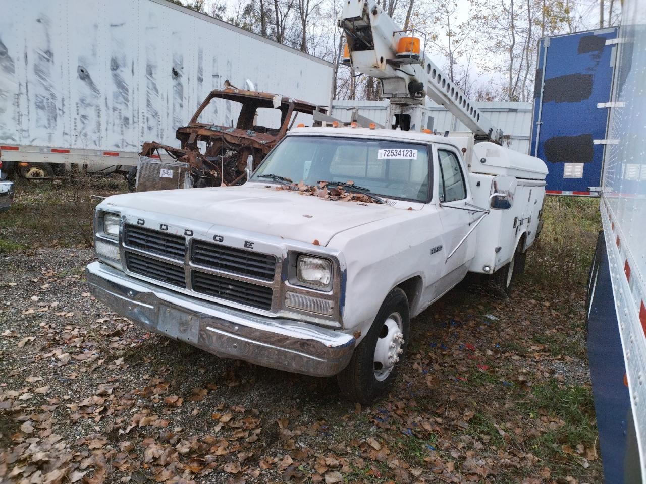 dodge d150 1991 1b6me3655ms312384