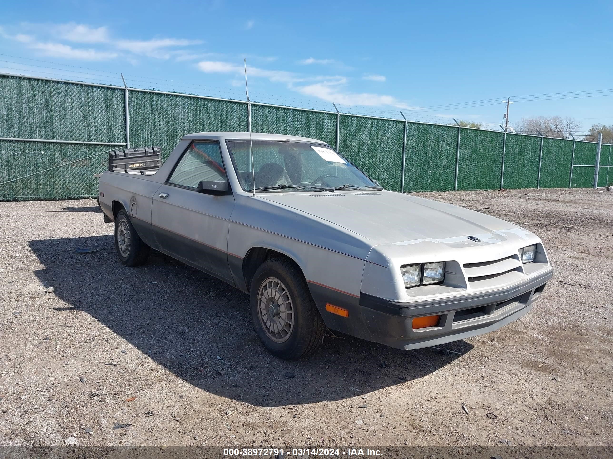 dodge  1984 1b7ez64c6ed232833