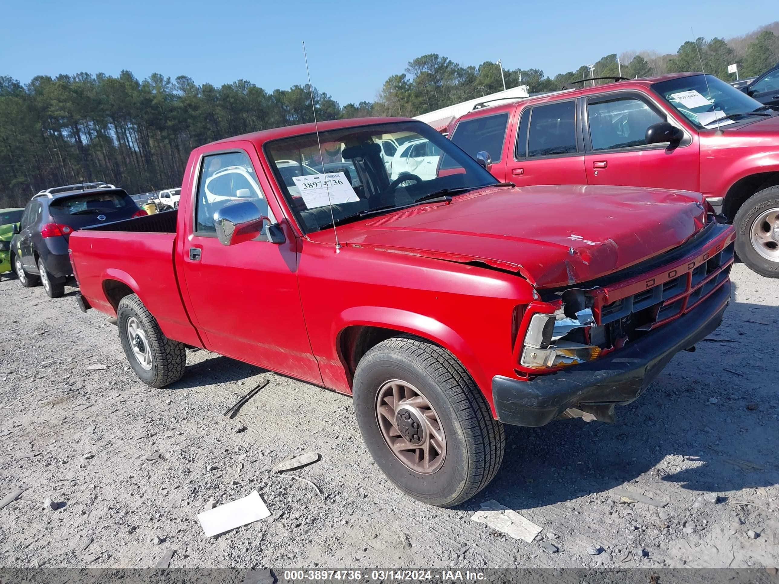 dodge dakota 1993 1b7fl26x9ps246013