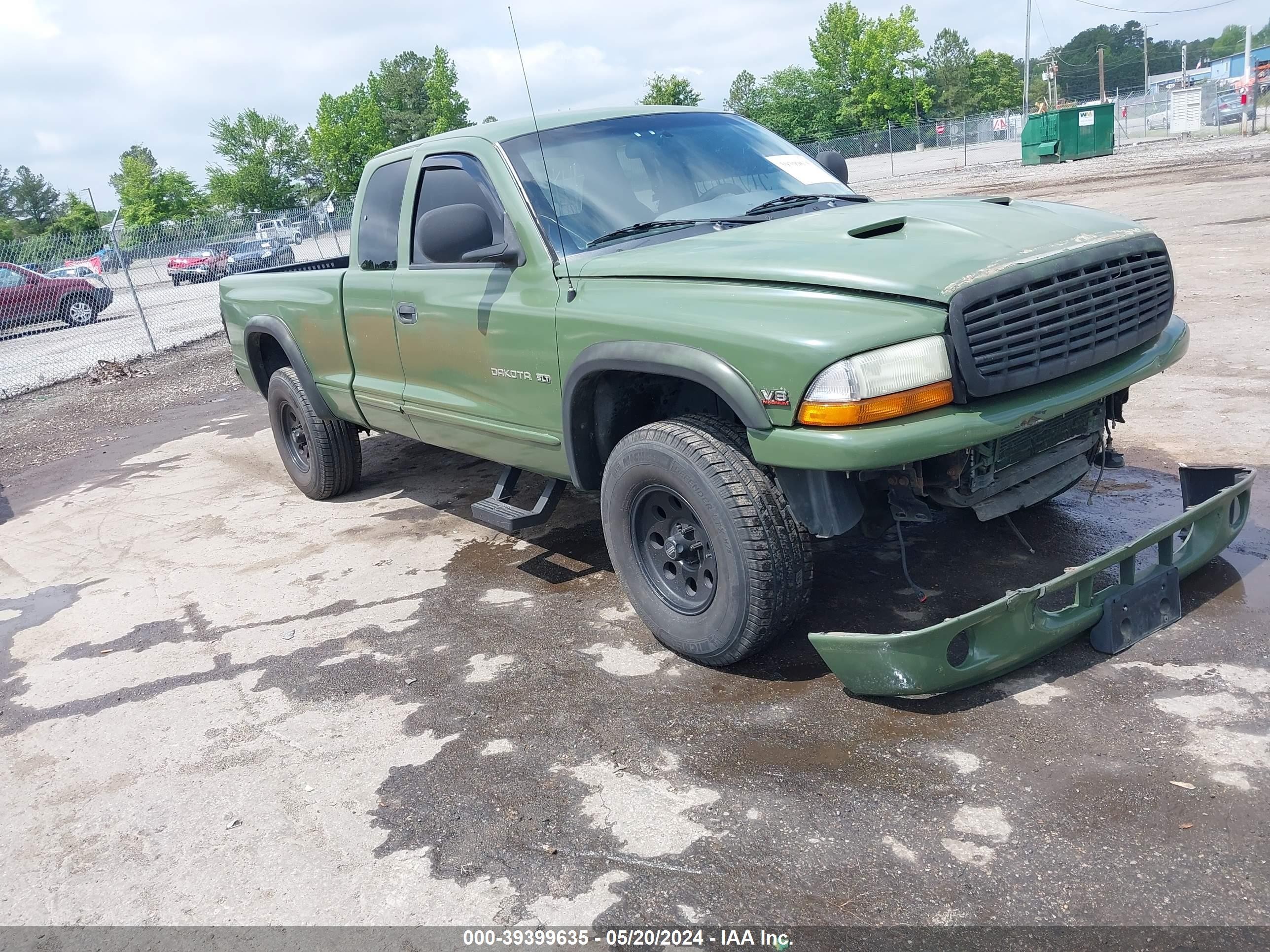 dodge dakota 2000 1b7gg22n3ys698005