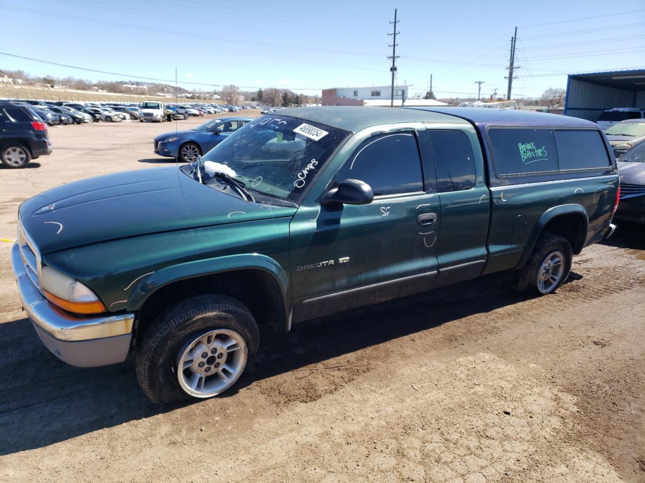 dodge dakota 2000 1b7gg22n3ys714235