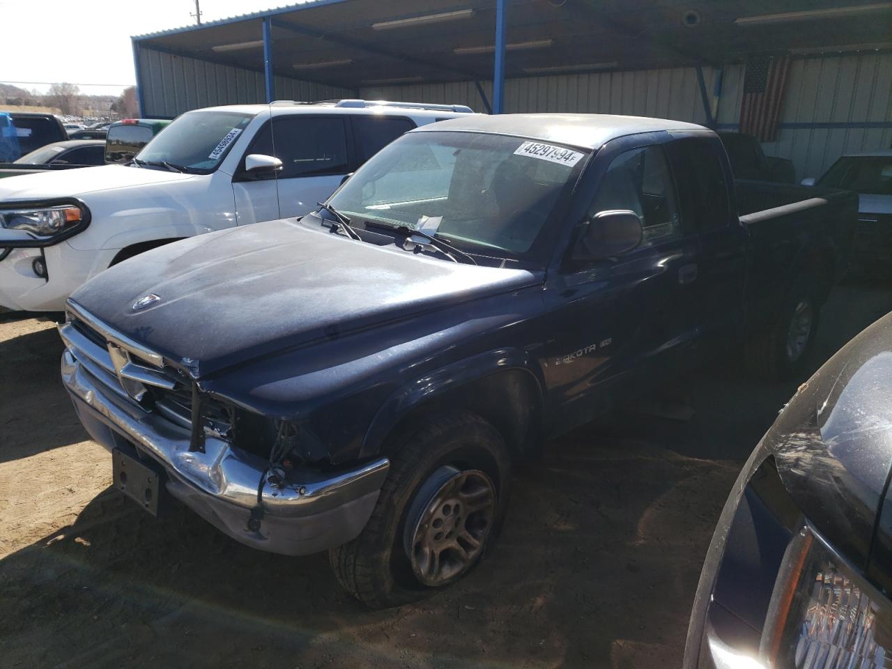 dodge dakota 2001 1b7gg22n51s279935