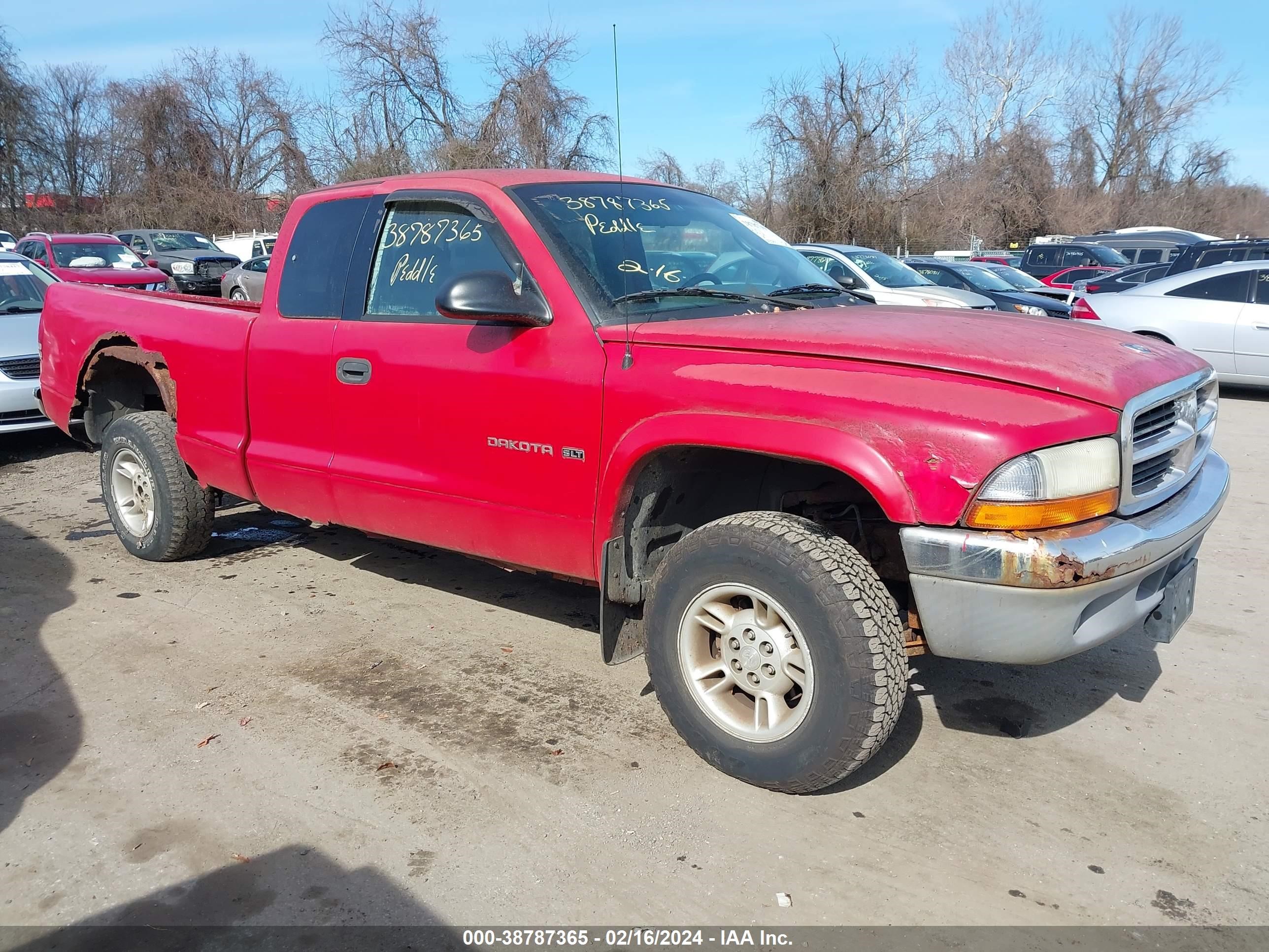 dodge dakota 2000 1b7gg22n7ys704047