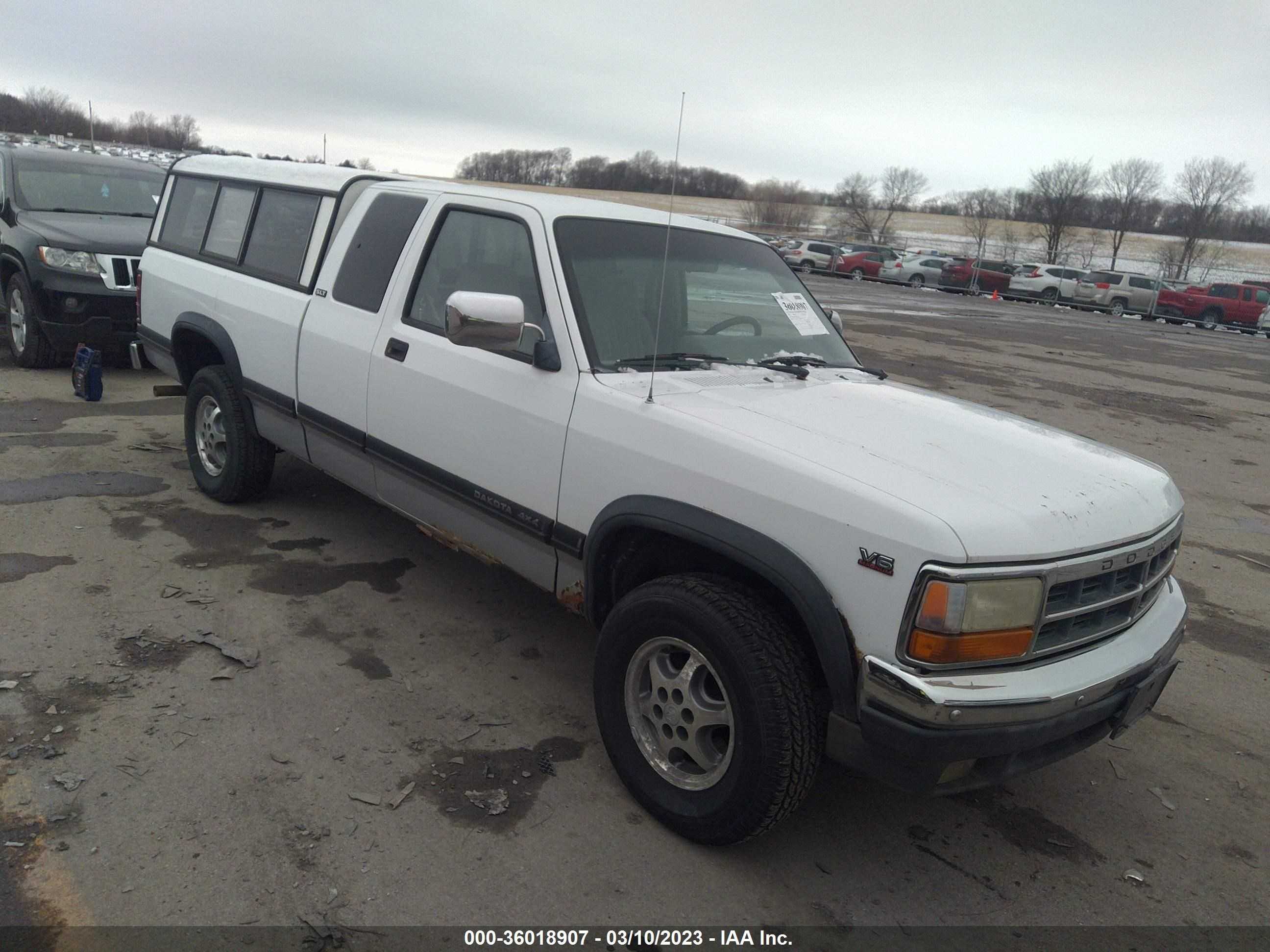 dodge dakota 1996 1b7gg23x3ts593599