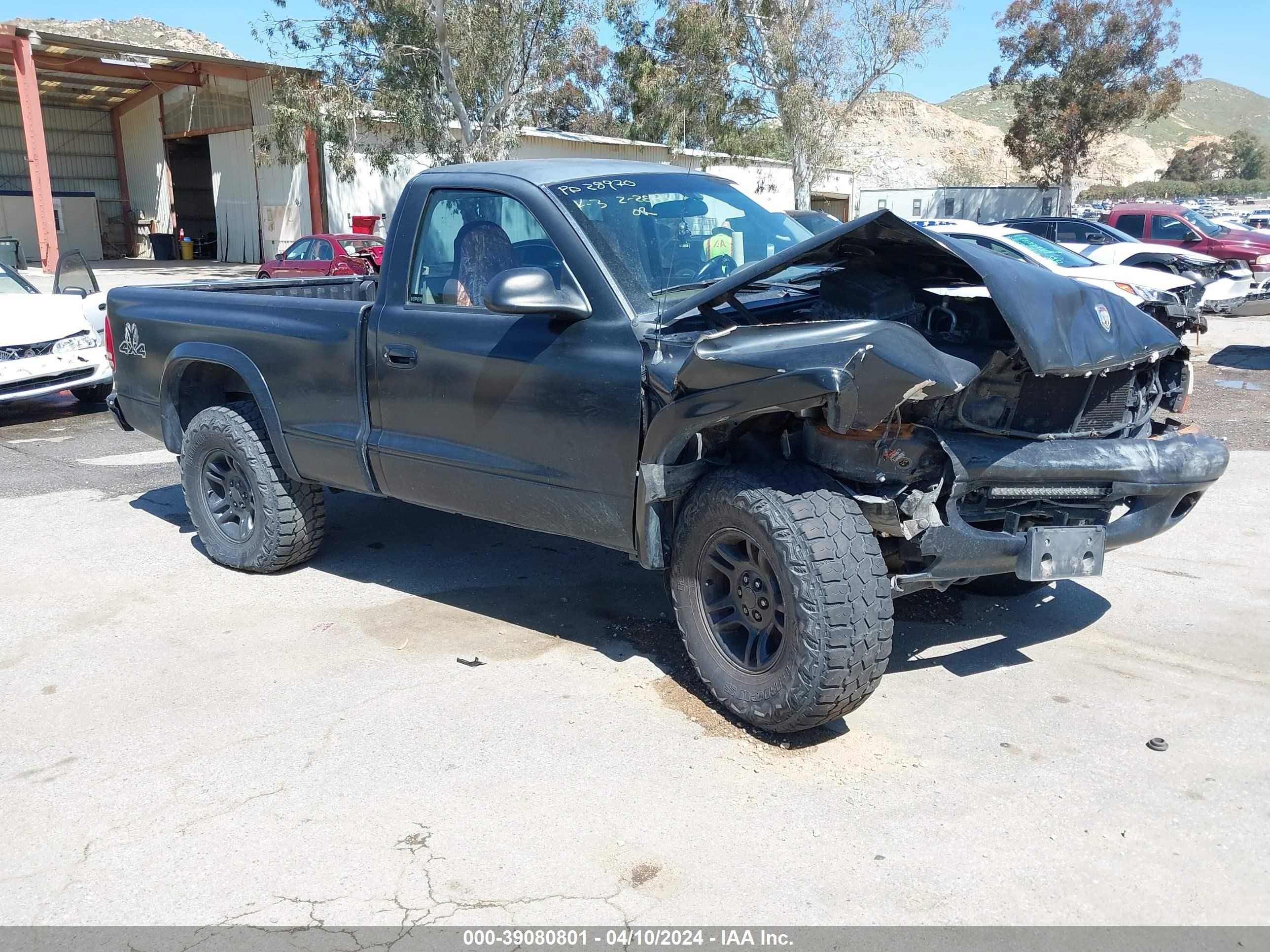 dodge dakota 2001 1b7gg26x61s177765