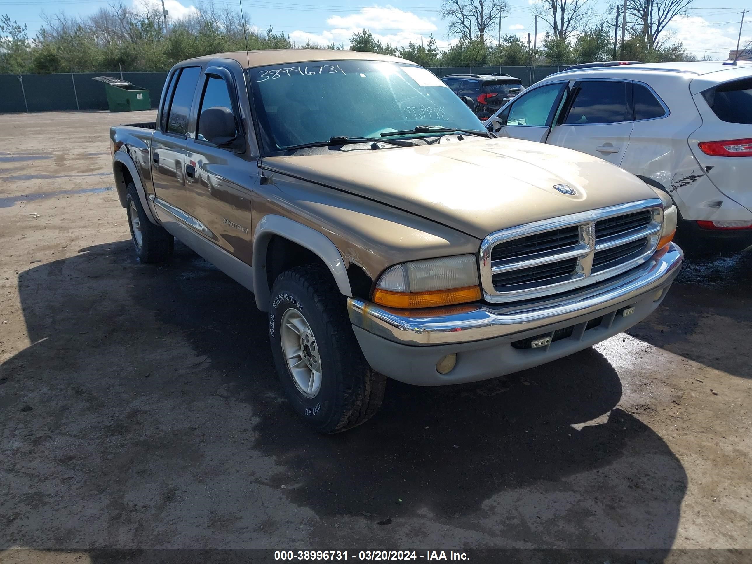 dodge dakota 2000 1b7gg2an2ys710694