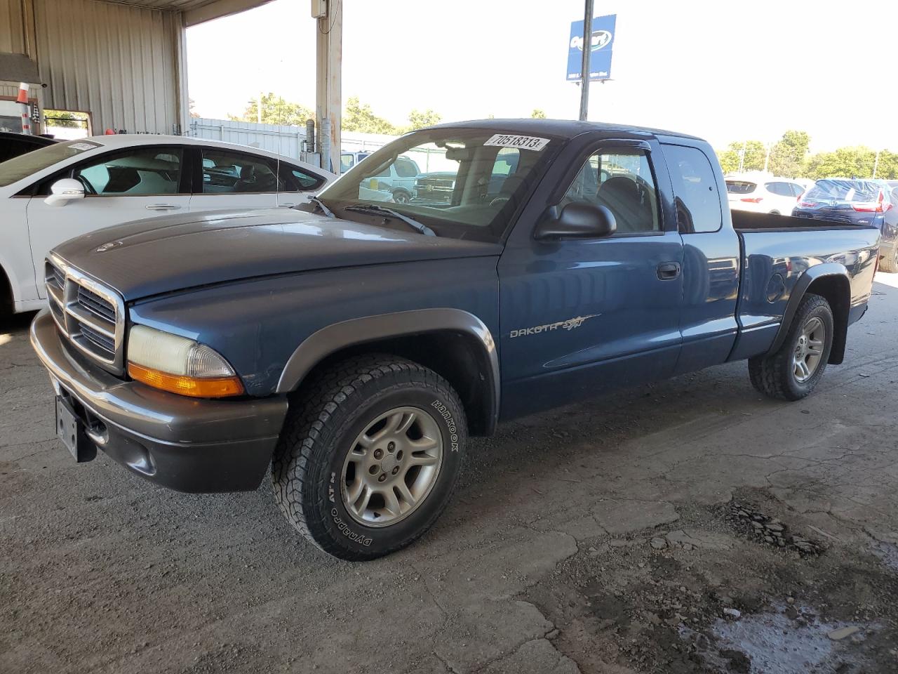 dodge dakota 2002 1b7gl12x82s669808