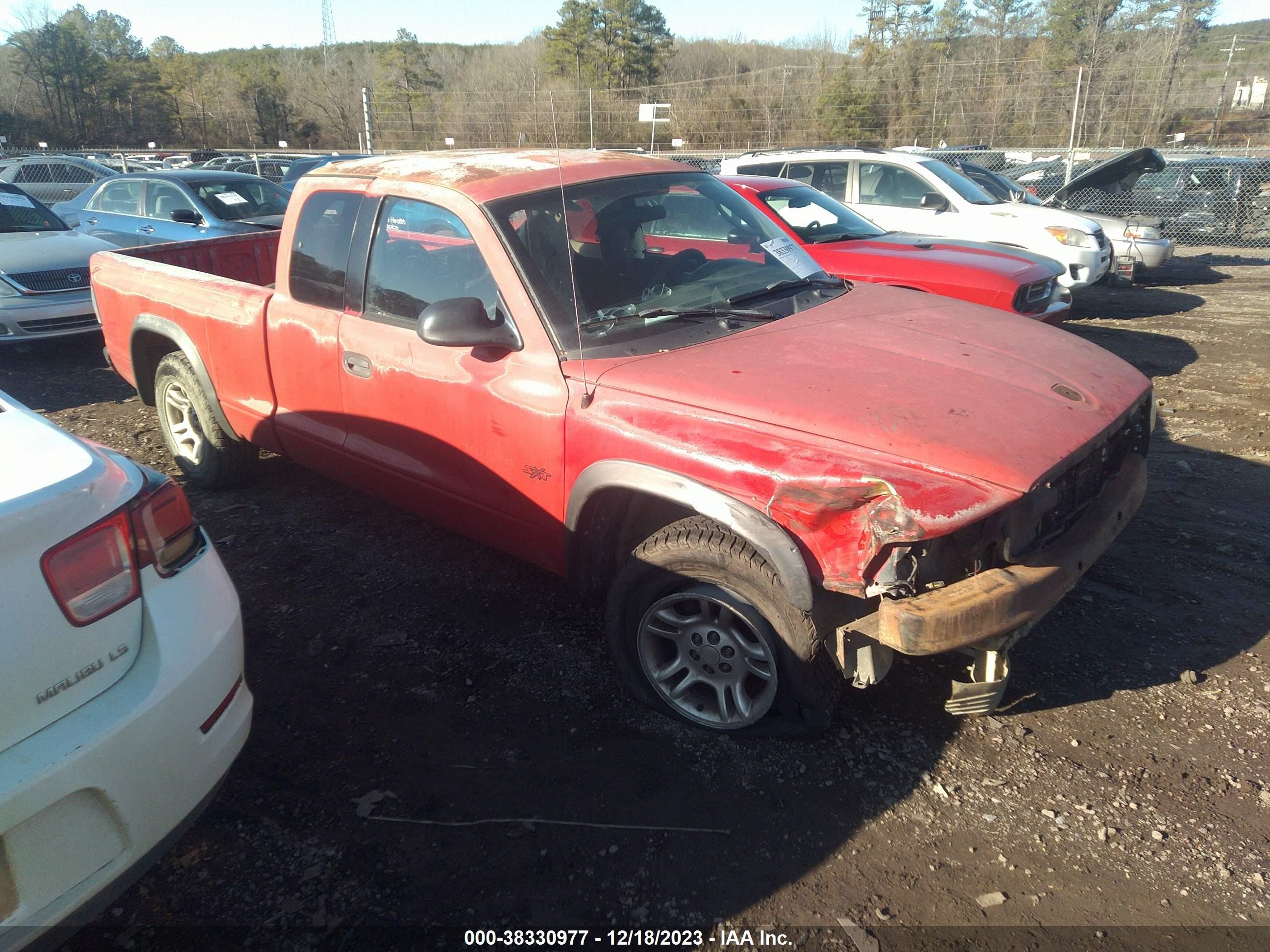 dodge dakota 2002 1b7gl12x92s538063