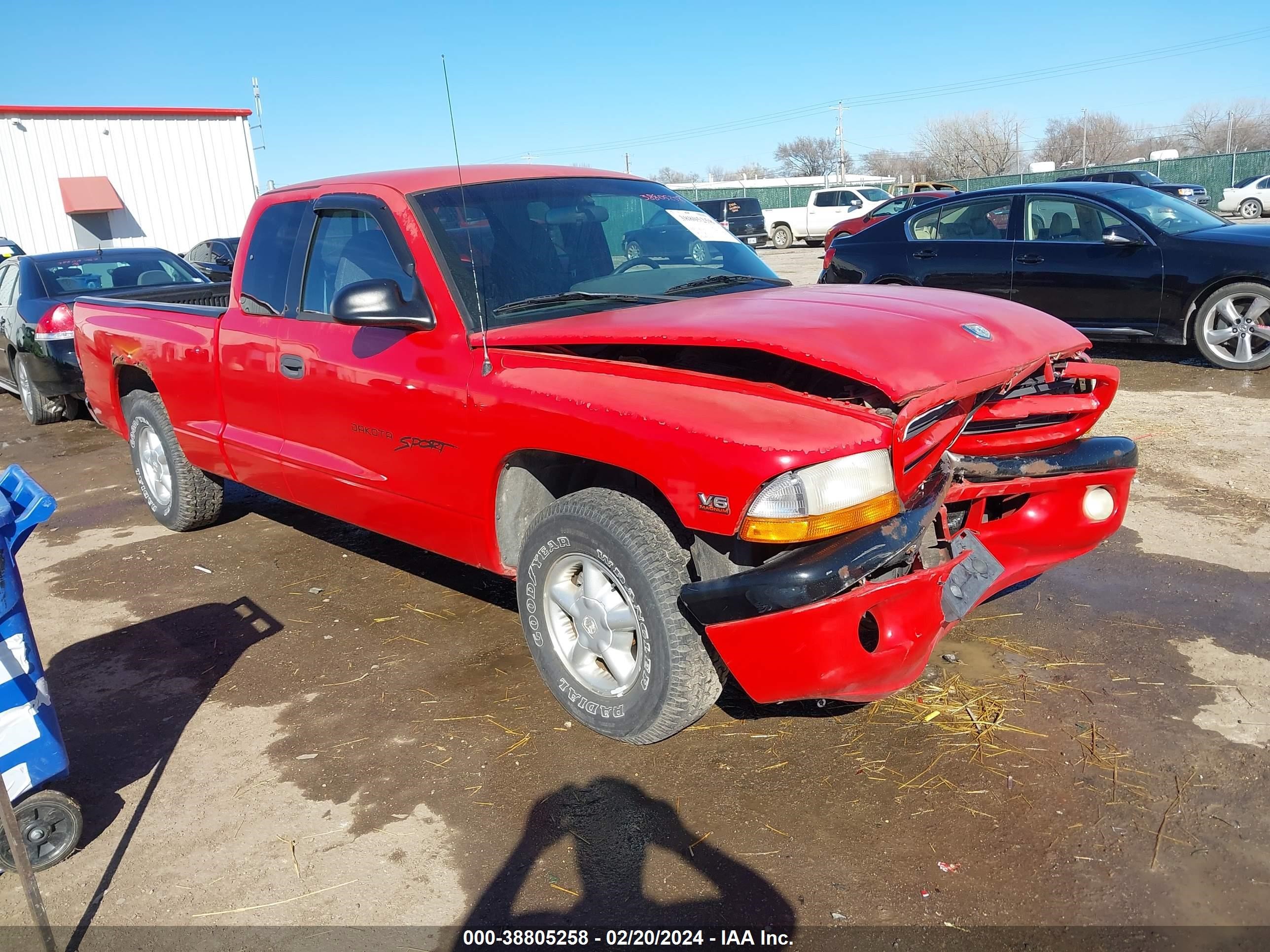 dodge dakota 1998 1b7gl22x7ws659525