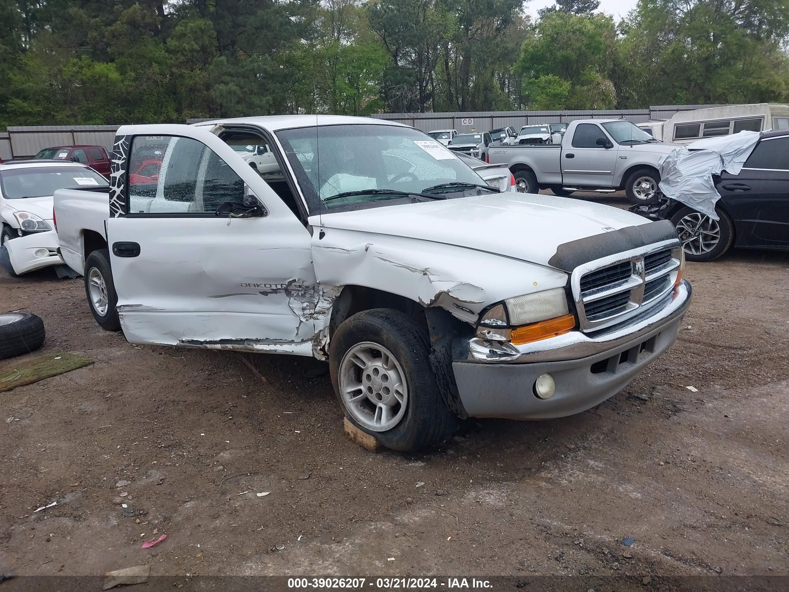 dodge dakota 2000 1b7gl22x8ys503612