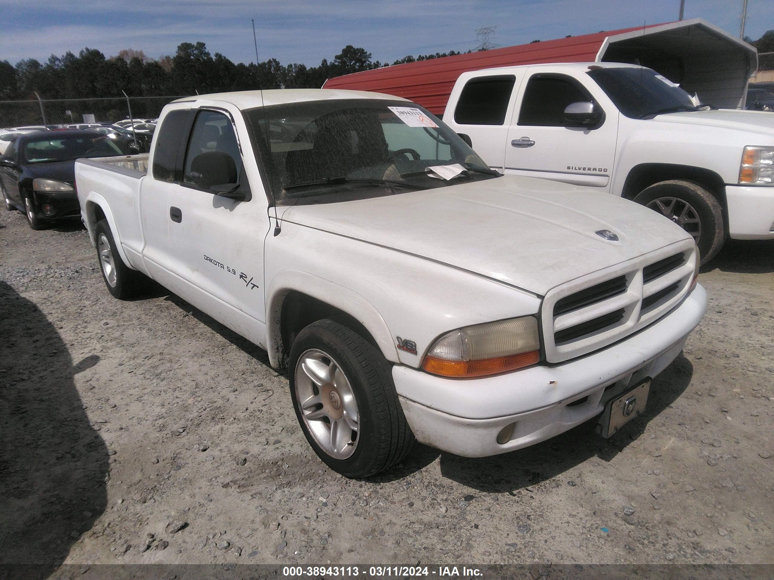 dodge dakota 2000 1b7gl22z3ys600444