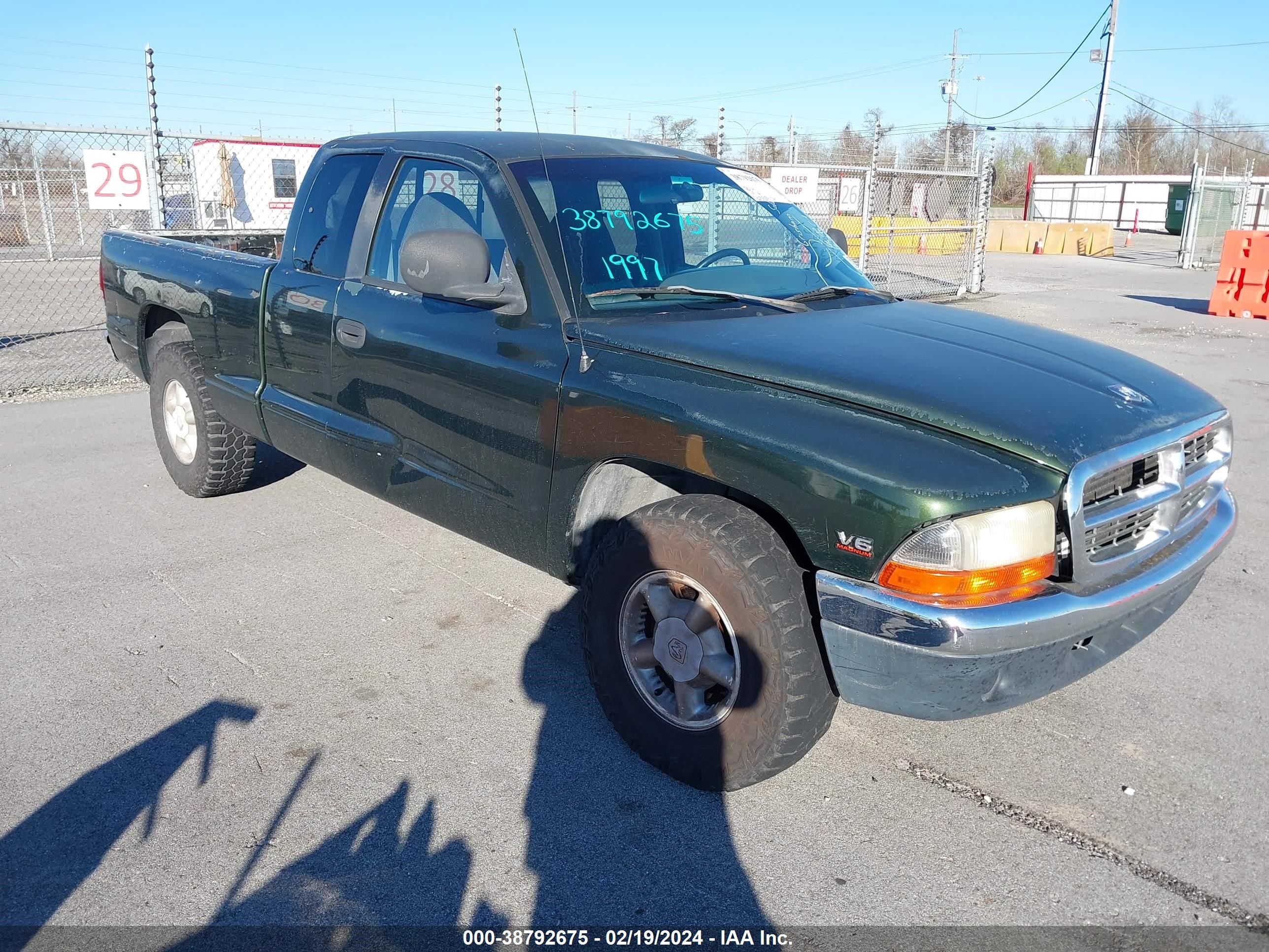 dodge dakota 1997 1b7gl23x9vs128971