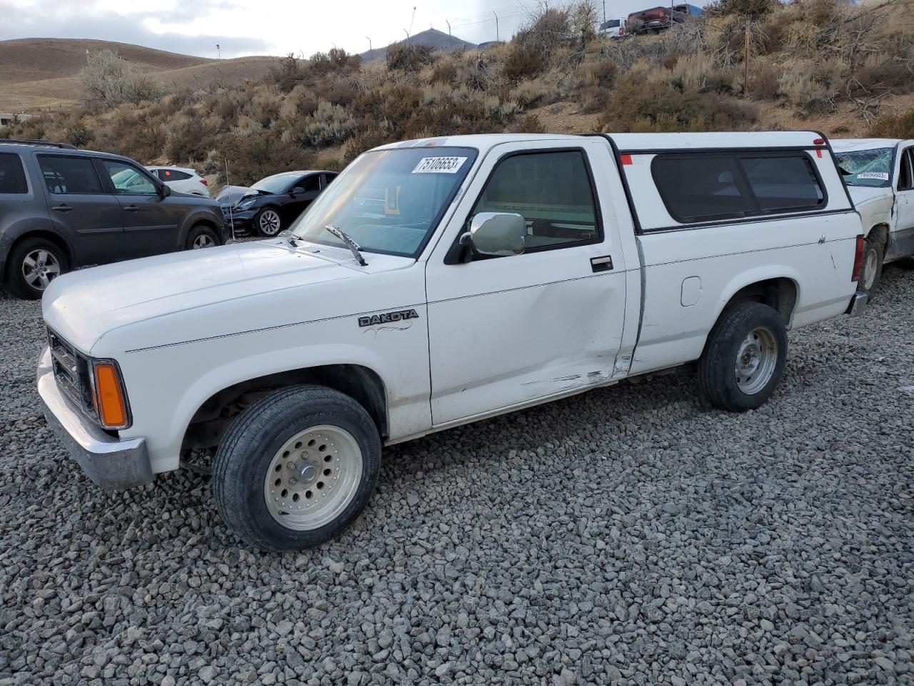 dodge dakota 1989 1b7gl26x3ks144459