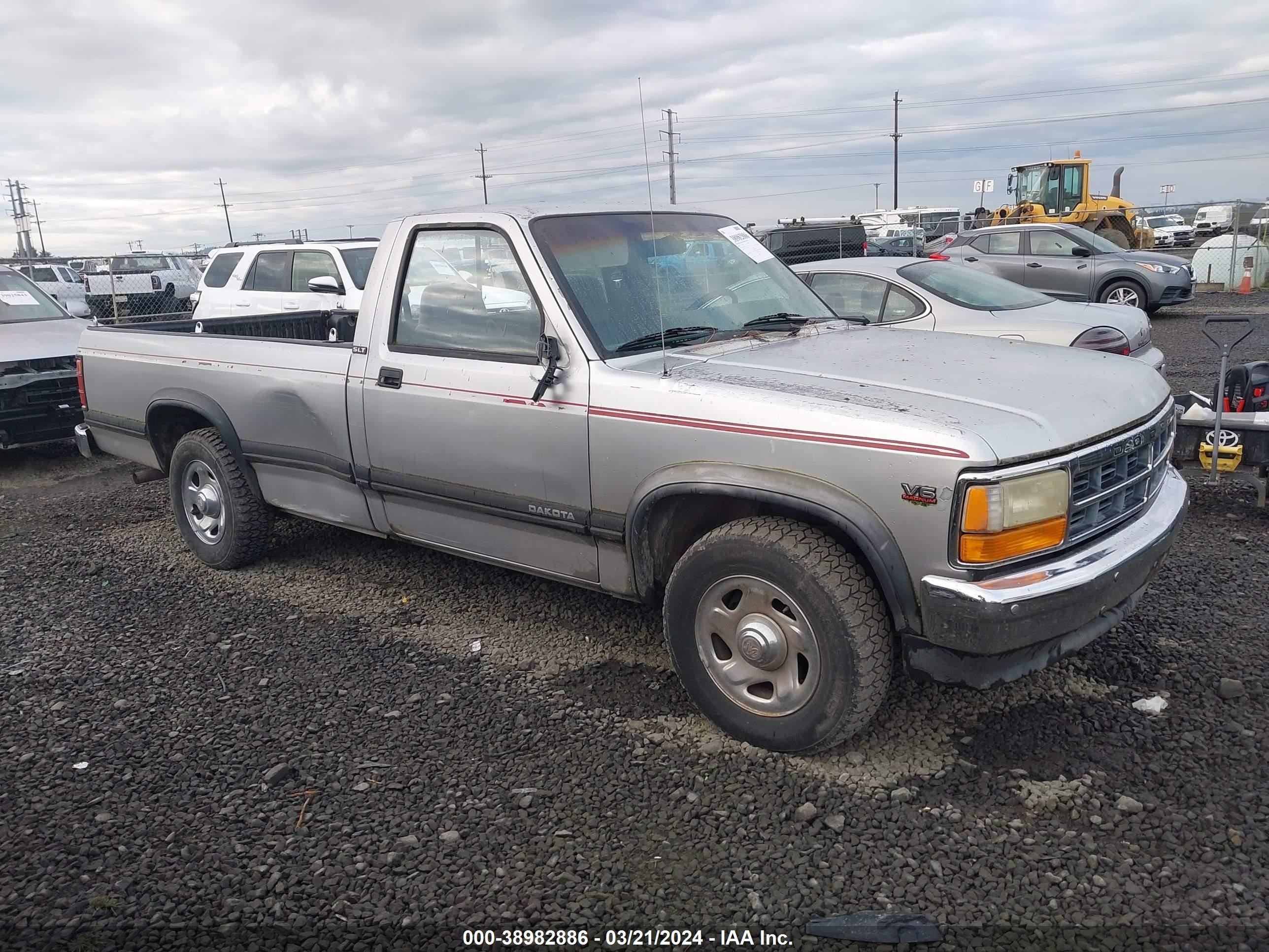 dodge dakota 1995 1b7gl26x7ss135781