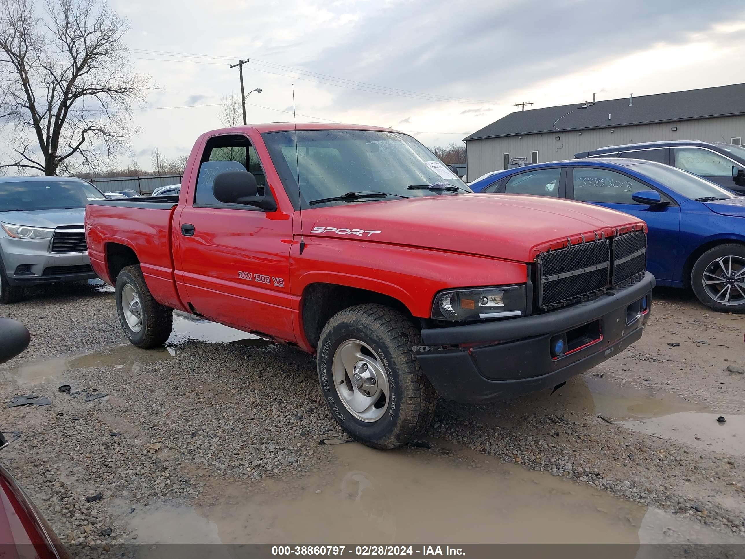 dodge ram 1999 1b7hc16y3xs180439