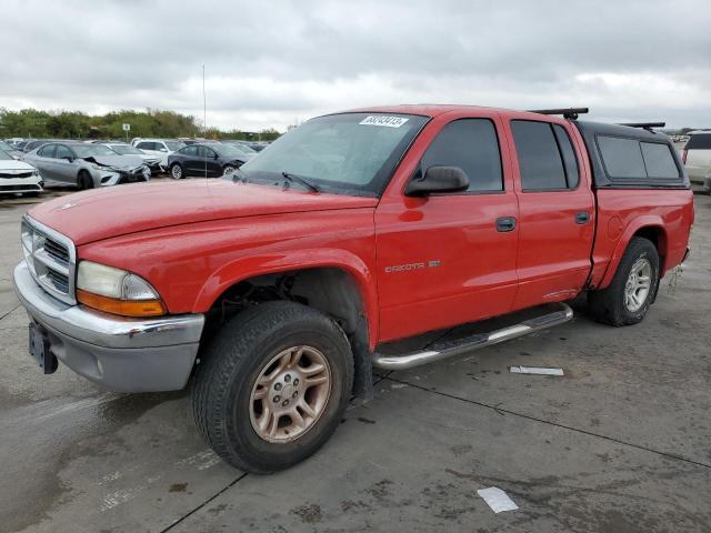 dodge dakota qua 2002 1b7hg48nx2s519313