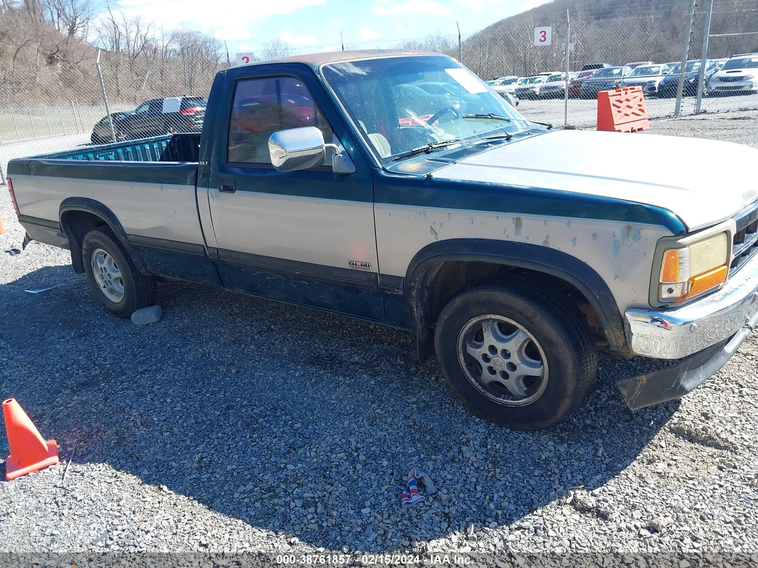 dodge dakota 1995 1b7hl26y1ss372991