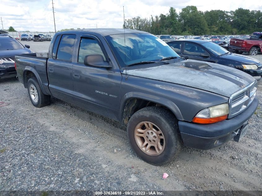 dodge dakota 2002 1b7hl38n82s694939