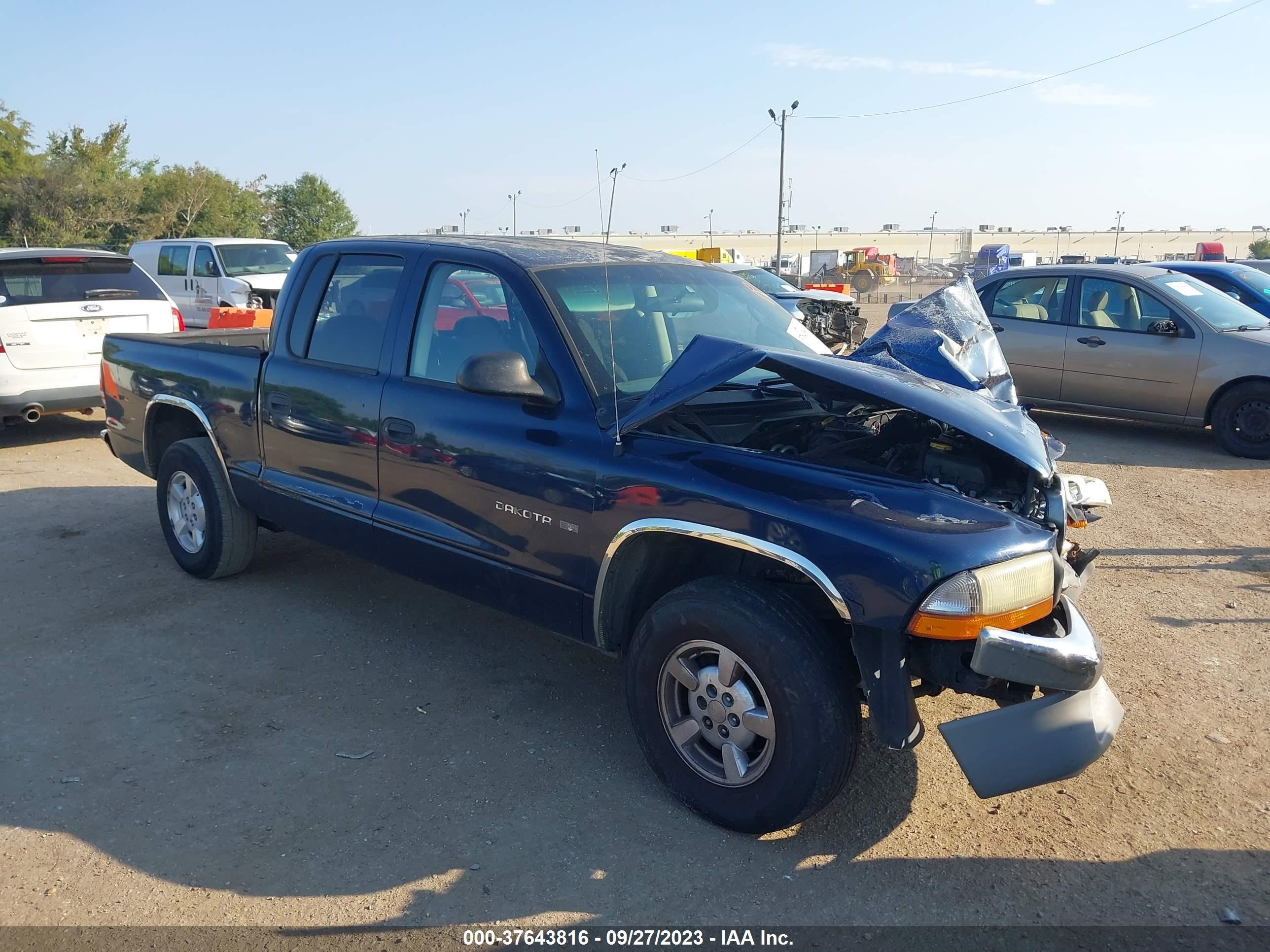 dodge dakota 2002 1b7hl48x02s642681