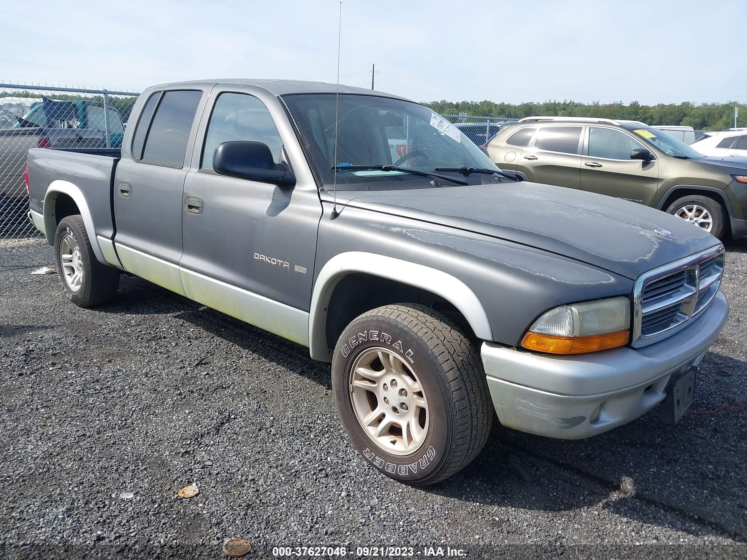 dodge dakota 2002 1b7hl48x82s625255