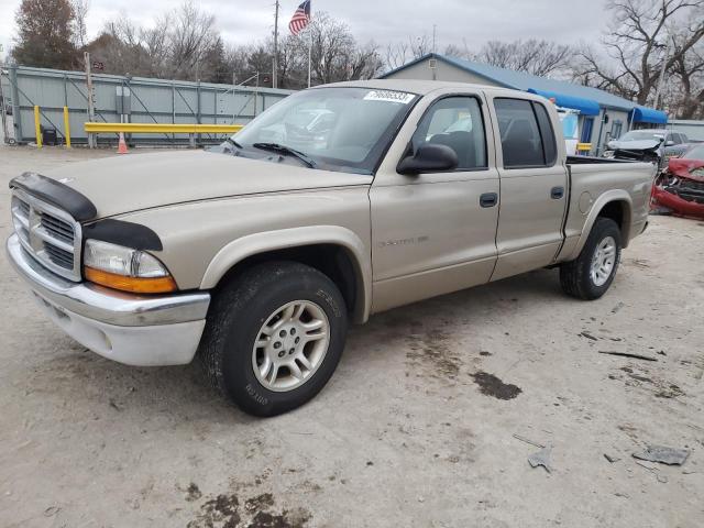 dodge dakota 2002 1b7hl48x92s720231