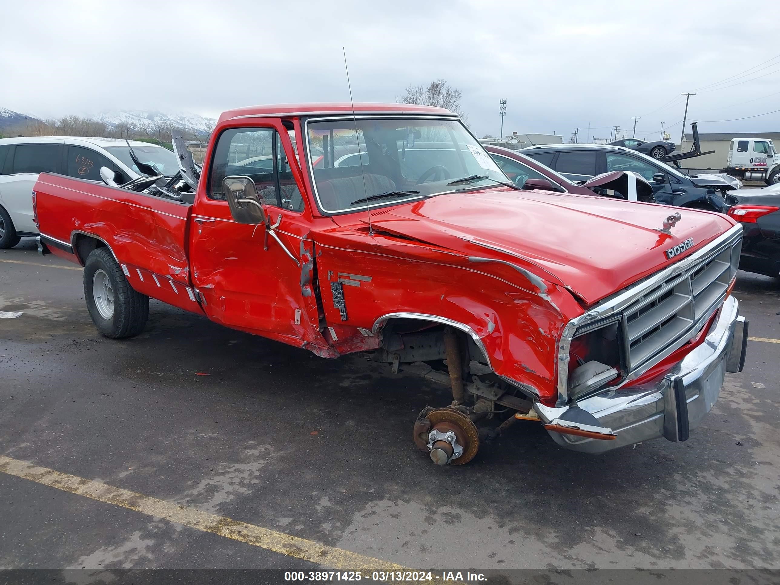 dodge  1987 1b7hw14t2hs464581