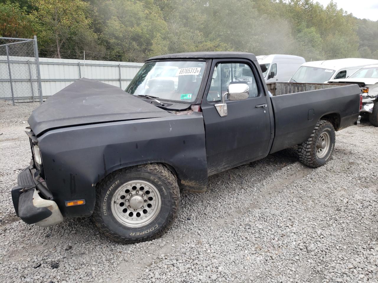 dodge d150 1991 1b7ke26c3ms345654