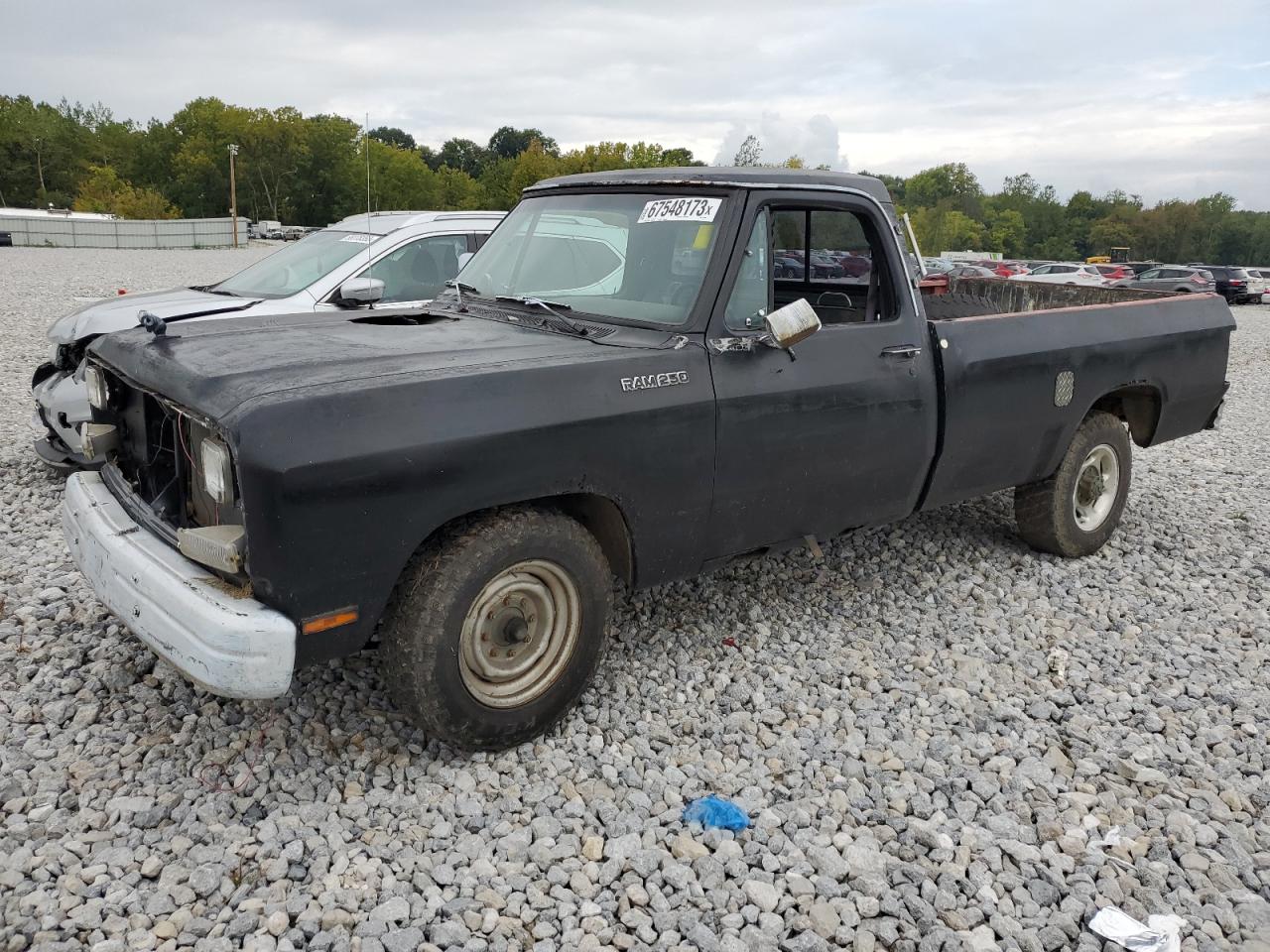 dodge d150 1991 1b7ke26z9ms327468