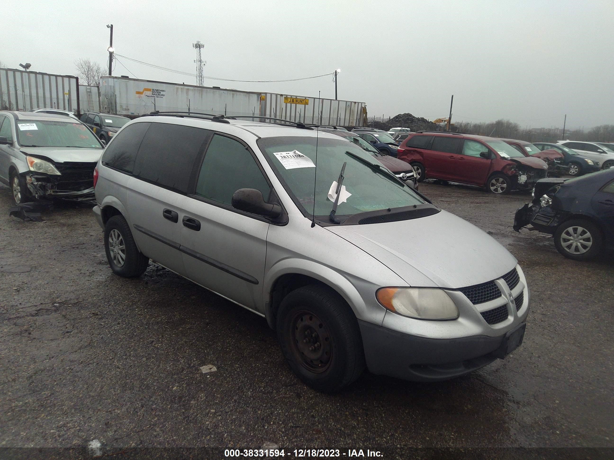 dodge caravan 2002 1b8gp25372b563784